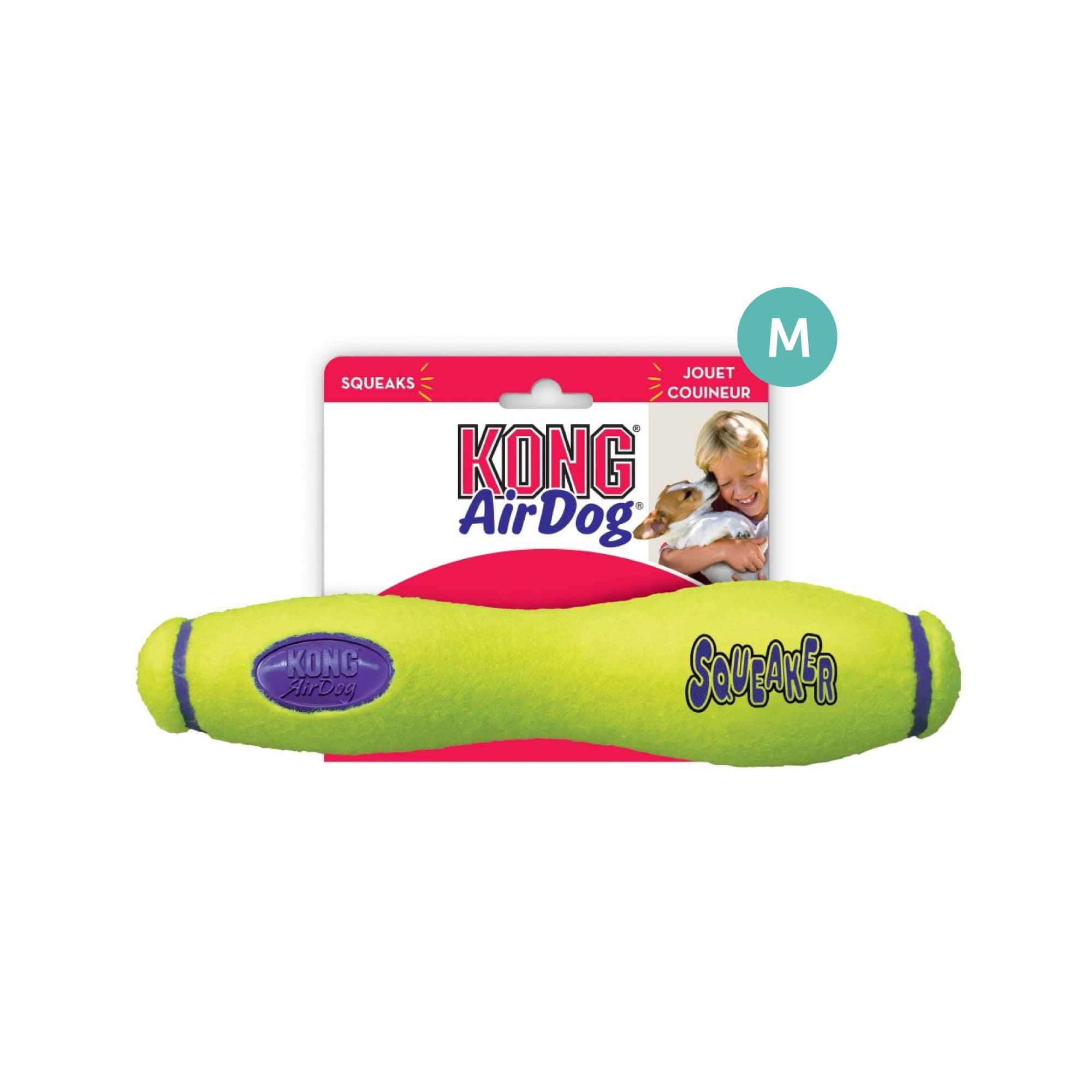 KONG AirDog Squeaker Stick (Medium), 1pcs