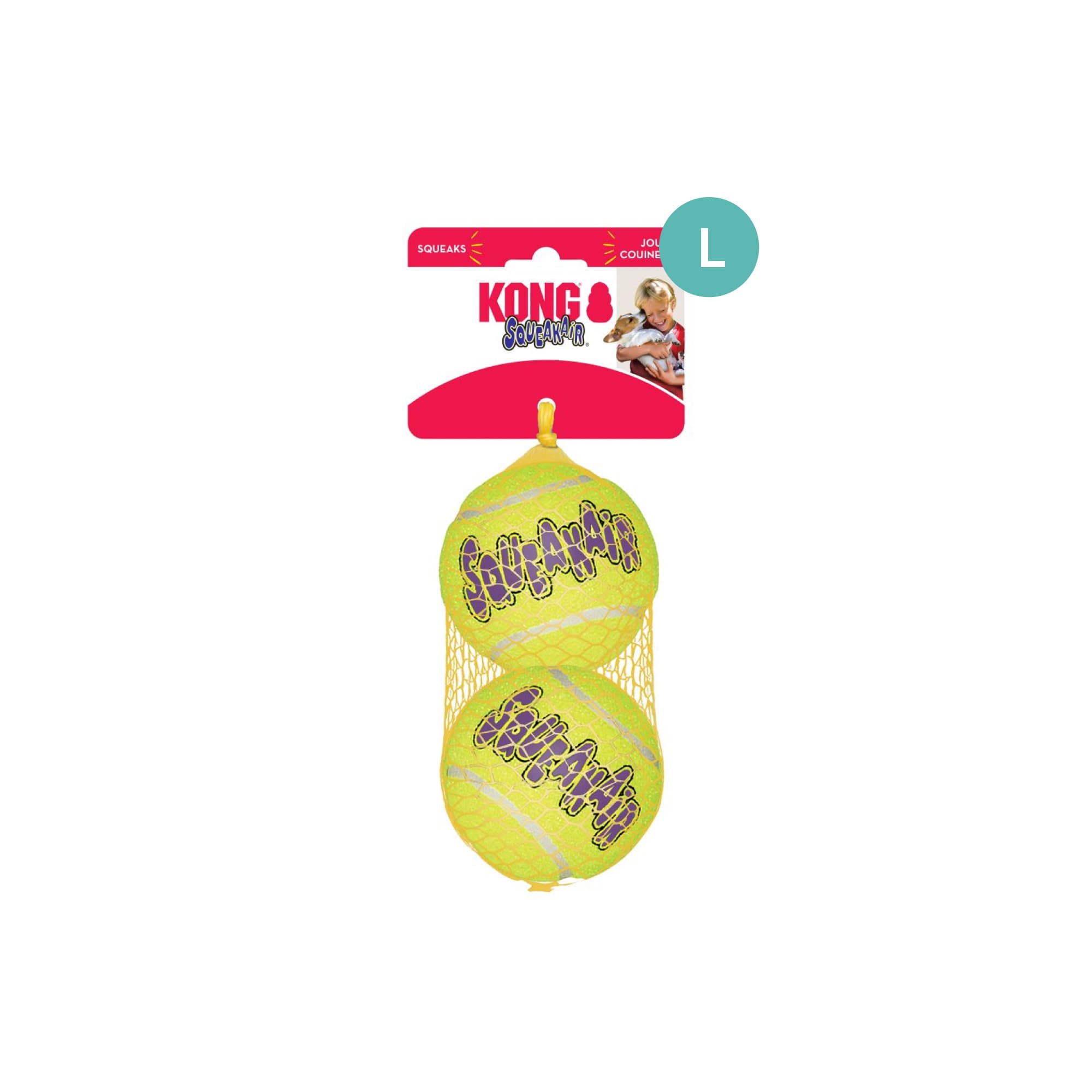 KONG SqueakAir Balls (Large), 2pcs