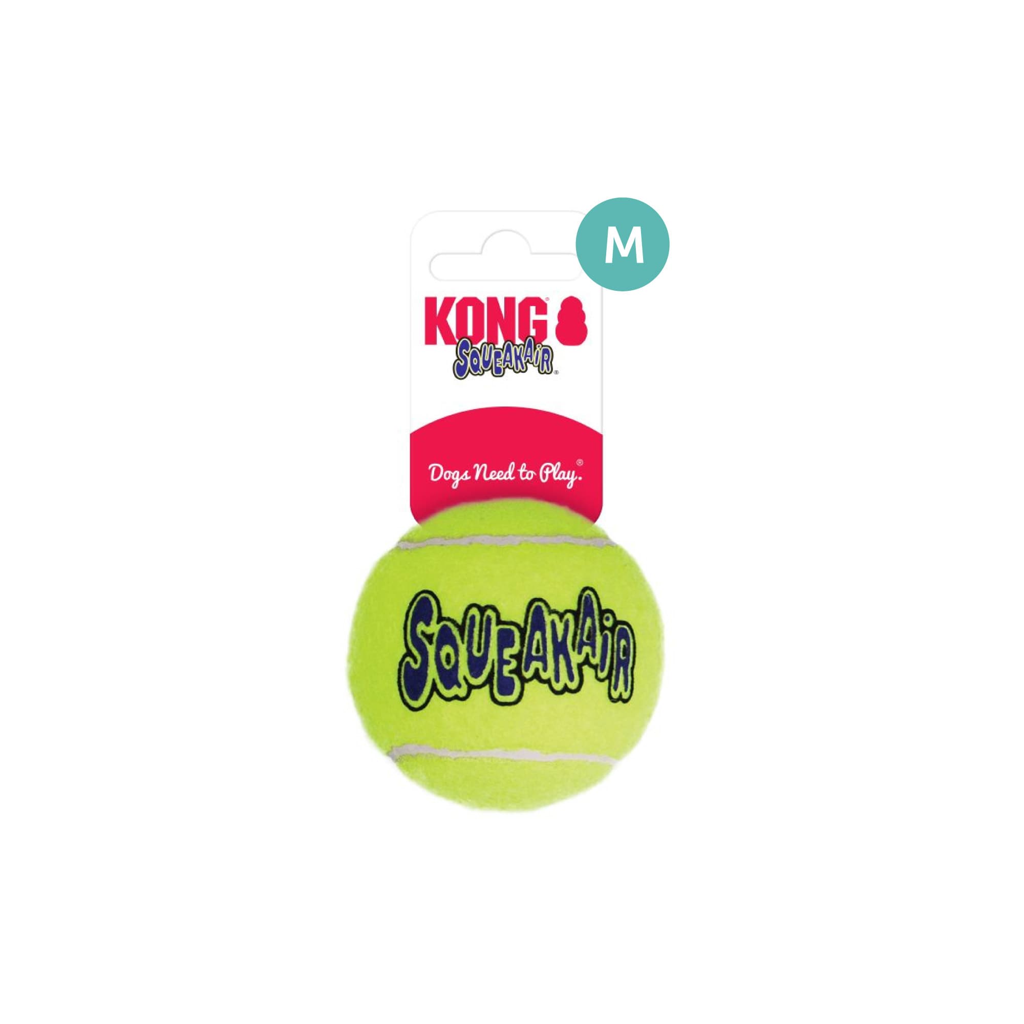KONG SqueakAir Ball Bulk (Medium), 1pcs