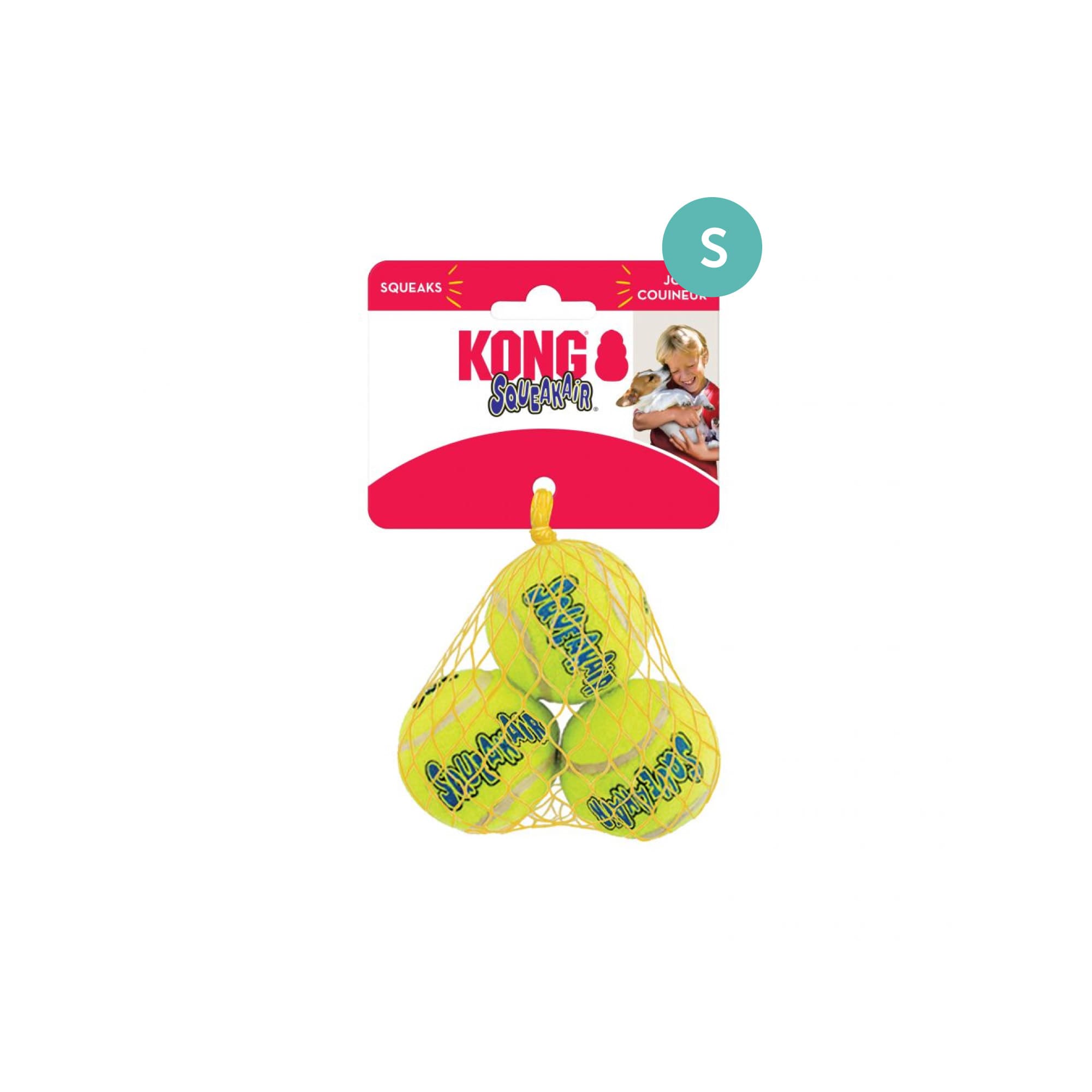 KONG SqueakAir Balls (Small), 3pcs