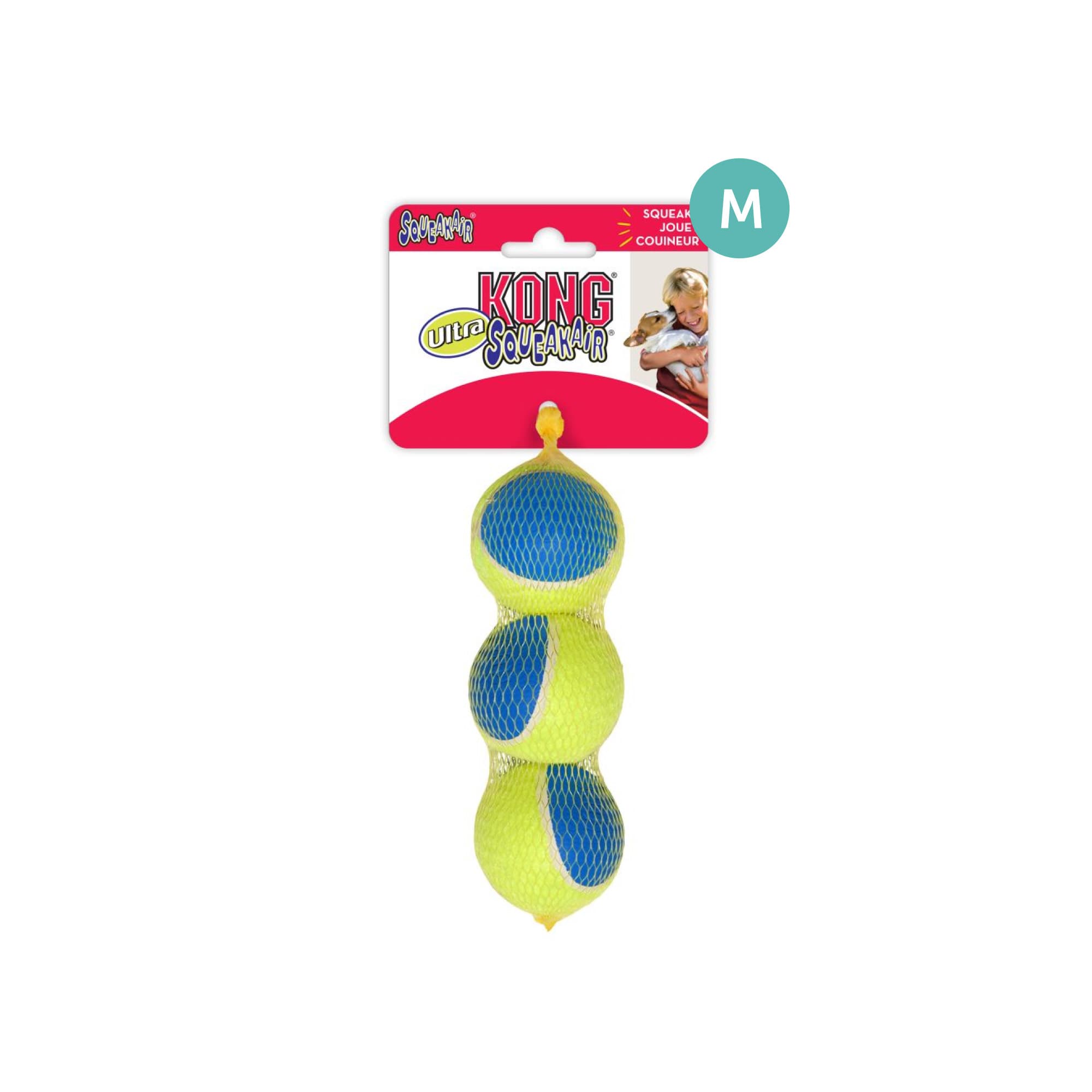 KONG SqueakAir Ultra Balls (Medium), 2pcs