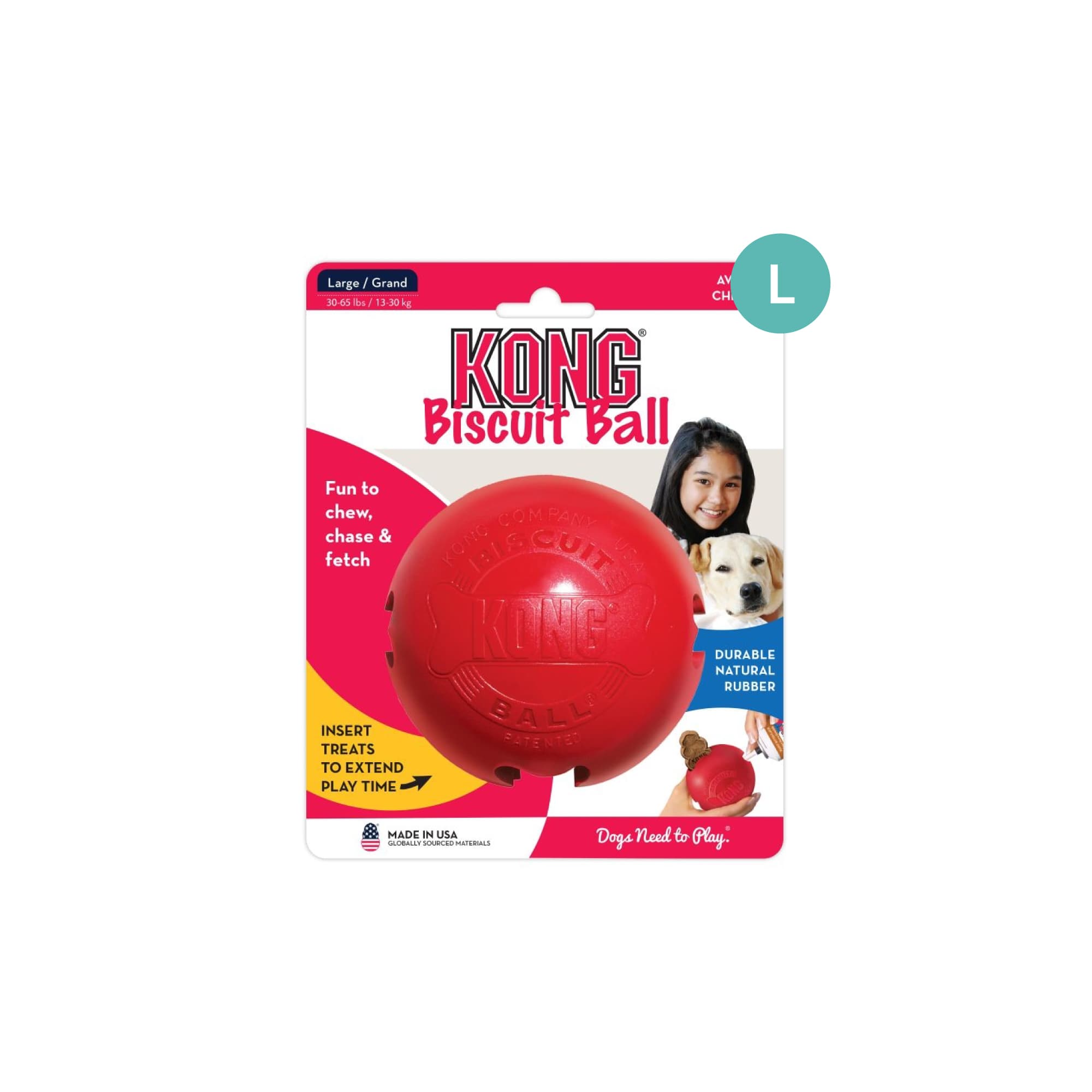KONG Biscuit Ball (Large), 1pcs