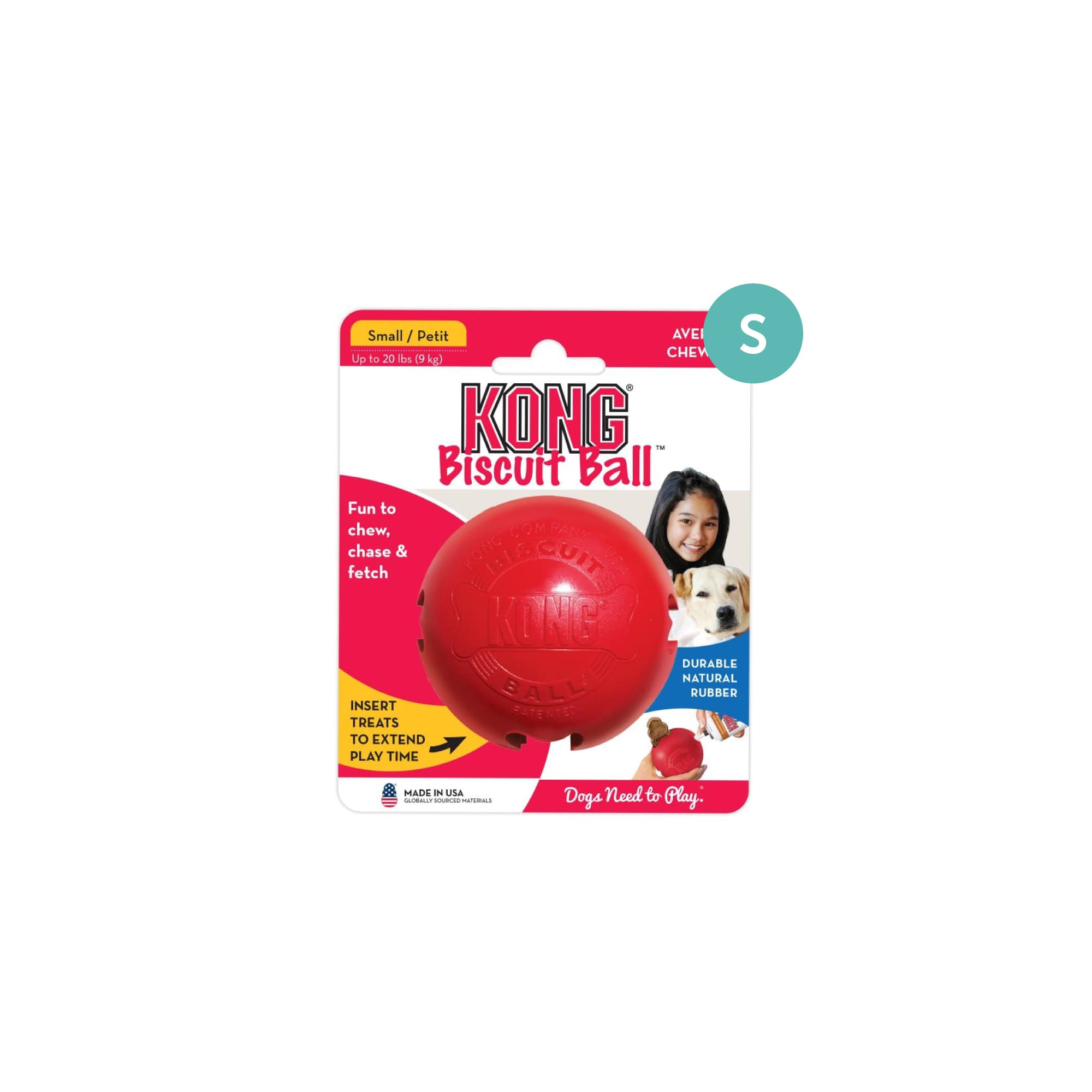 KONG Biscuit Ball (Small), 1pcs