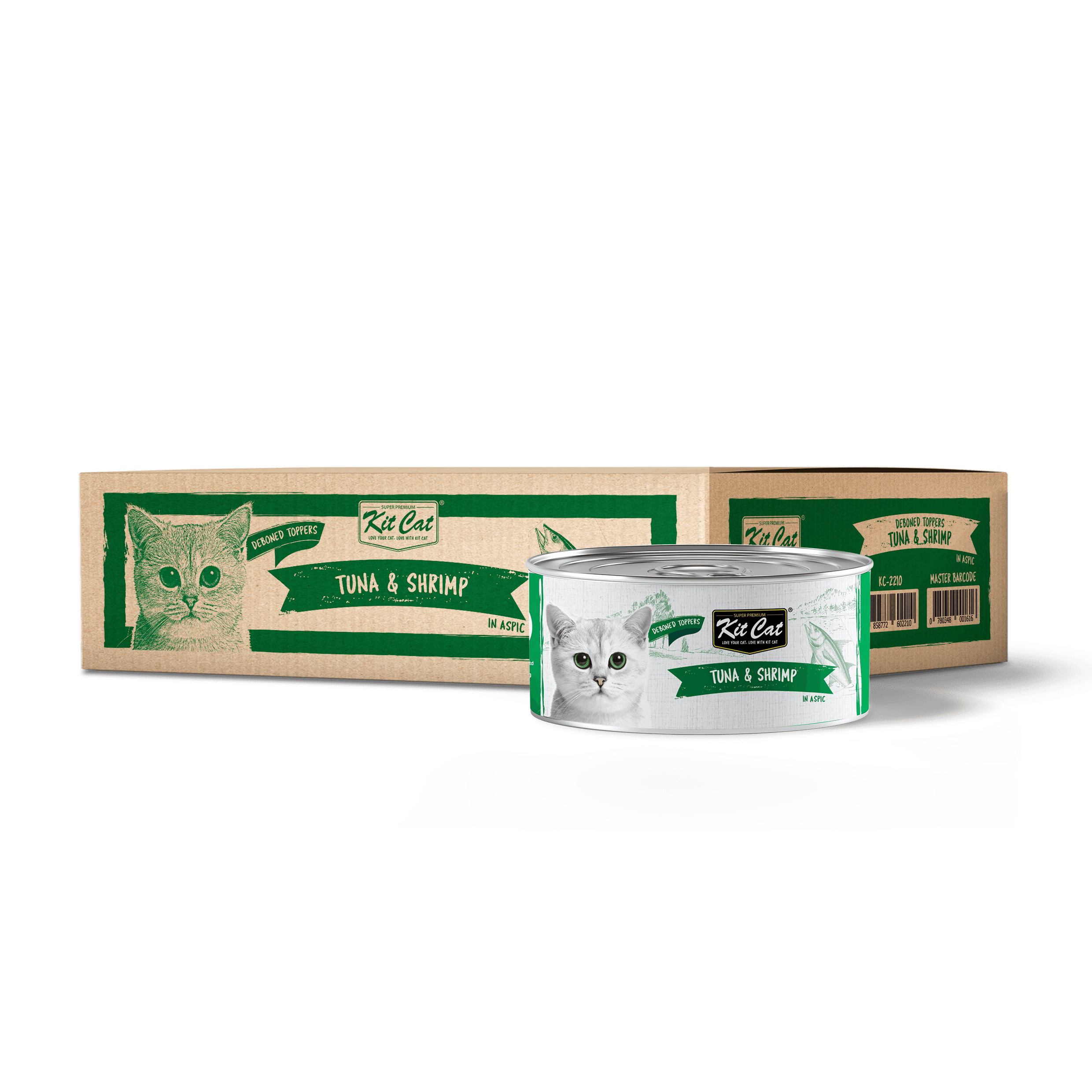 Kit Cat Deboned Tuna & Shrimp Toppers 80g