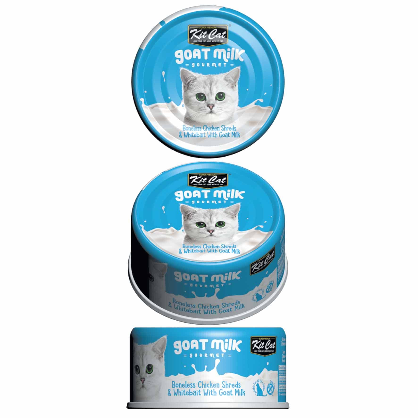 Kit Cat Goat Milk Gourmet Chicken & Whitebait 70g