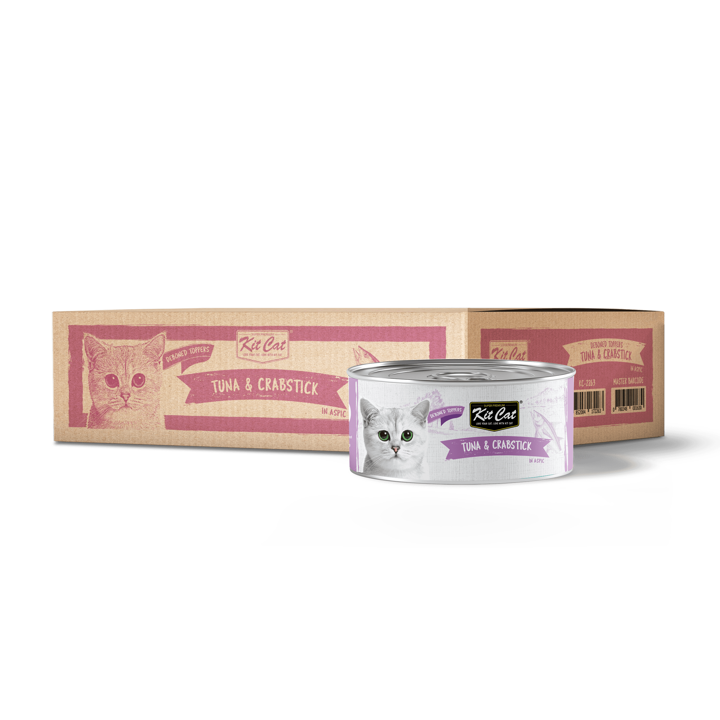 Kit Cat Deboned Tuna & Crab Toppers 80g