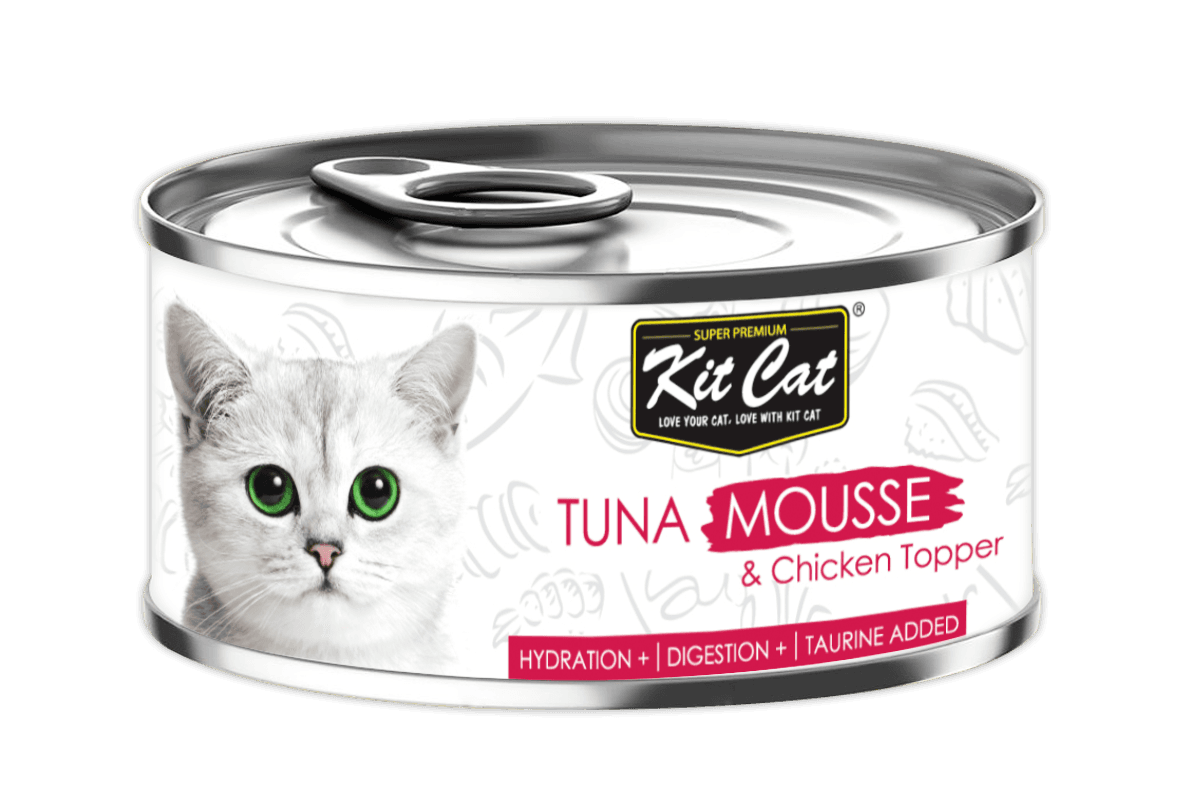 Kit Cat Tuna Mousse & Chicken Toppers 80g