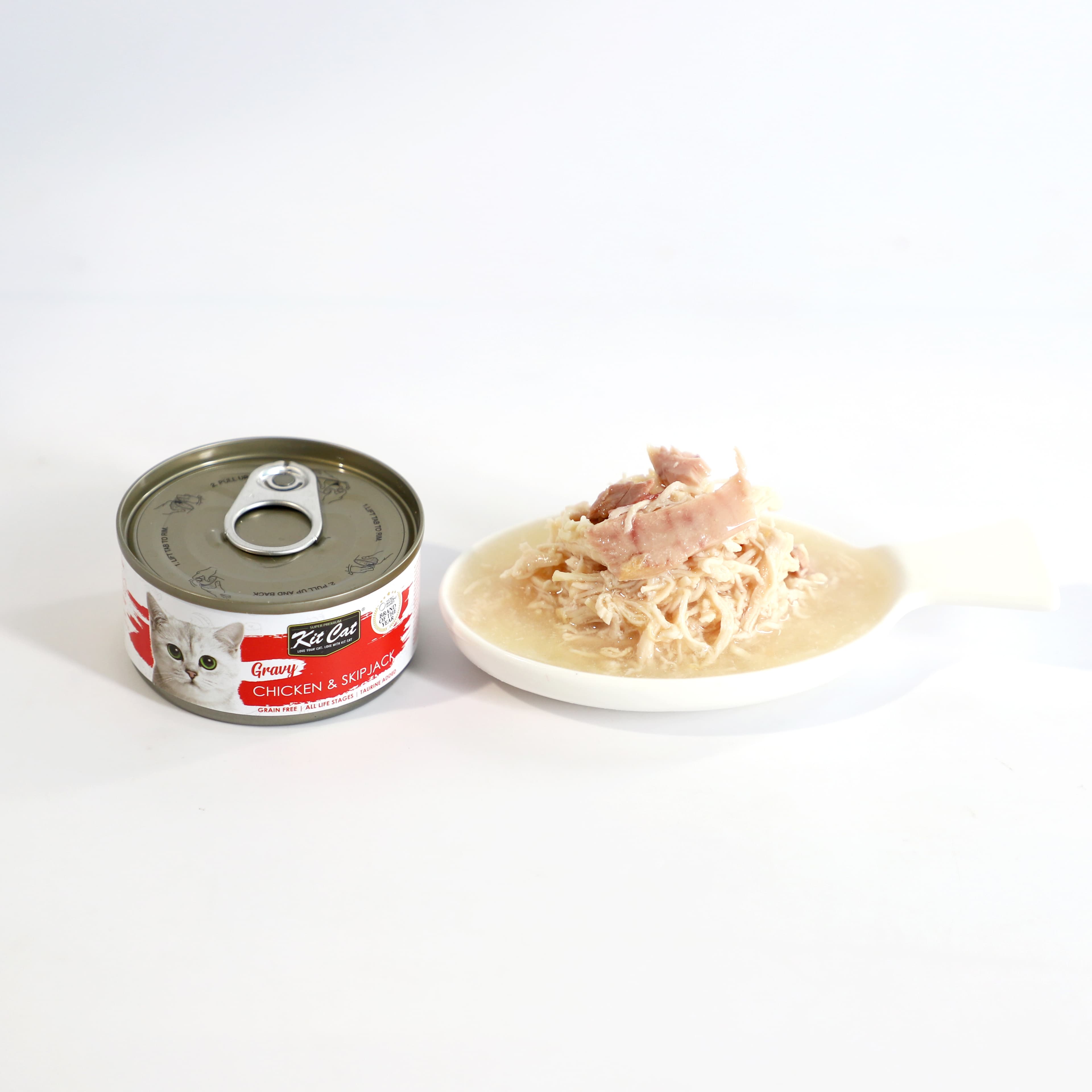 Kit Cat Gravy Chicken & Skipjack 70g