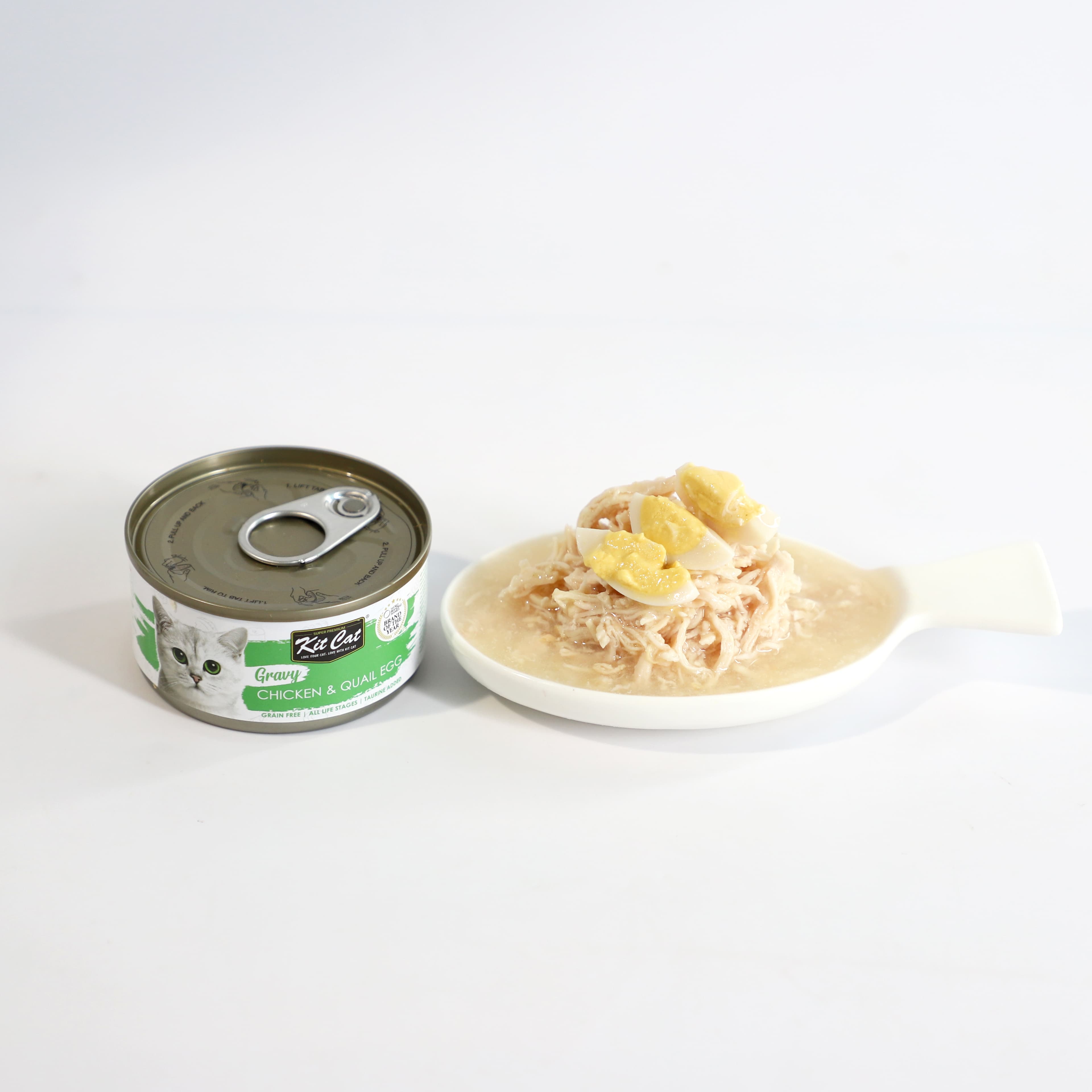 Kit Cat Gravy Chicken & Quail Egg 70g