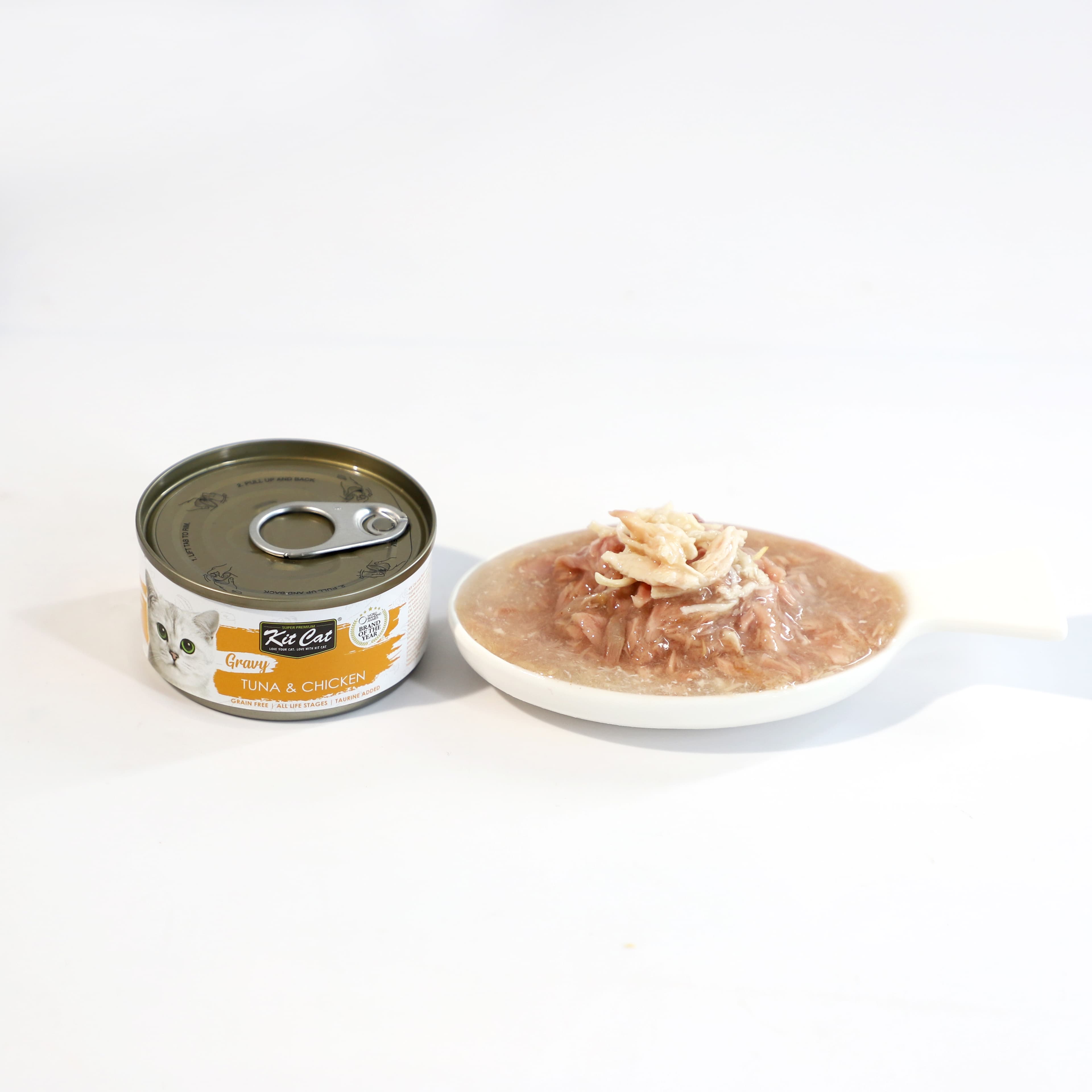 Kit Cat Gravy Tuna & Chicken 70g