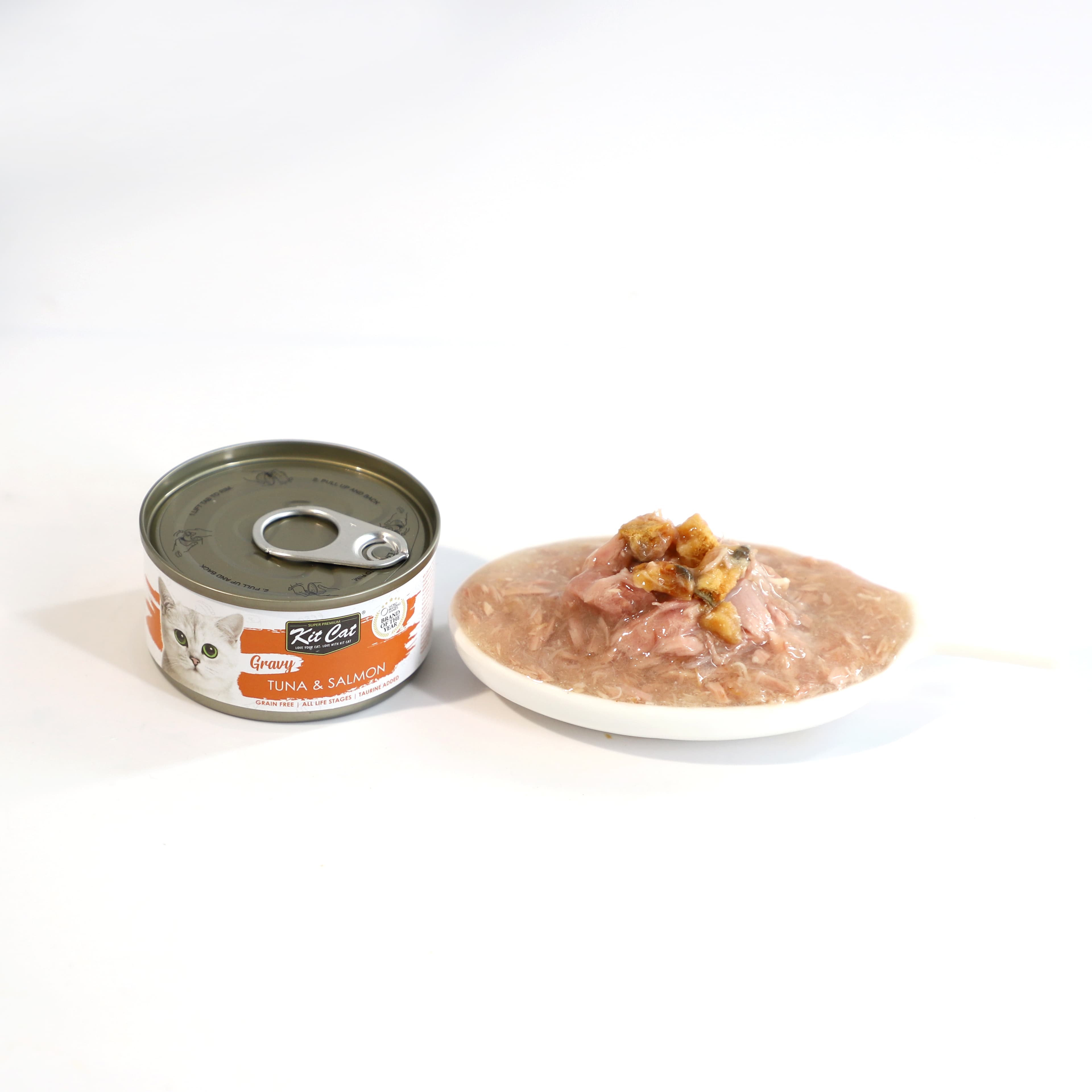 Kit Cat Gravy Tuna & Salmon 70g