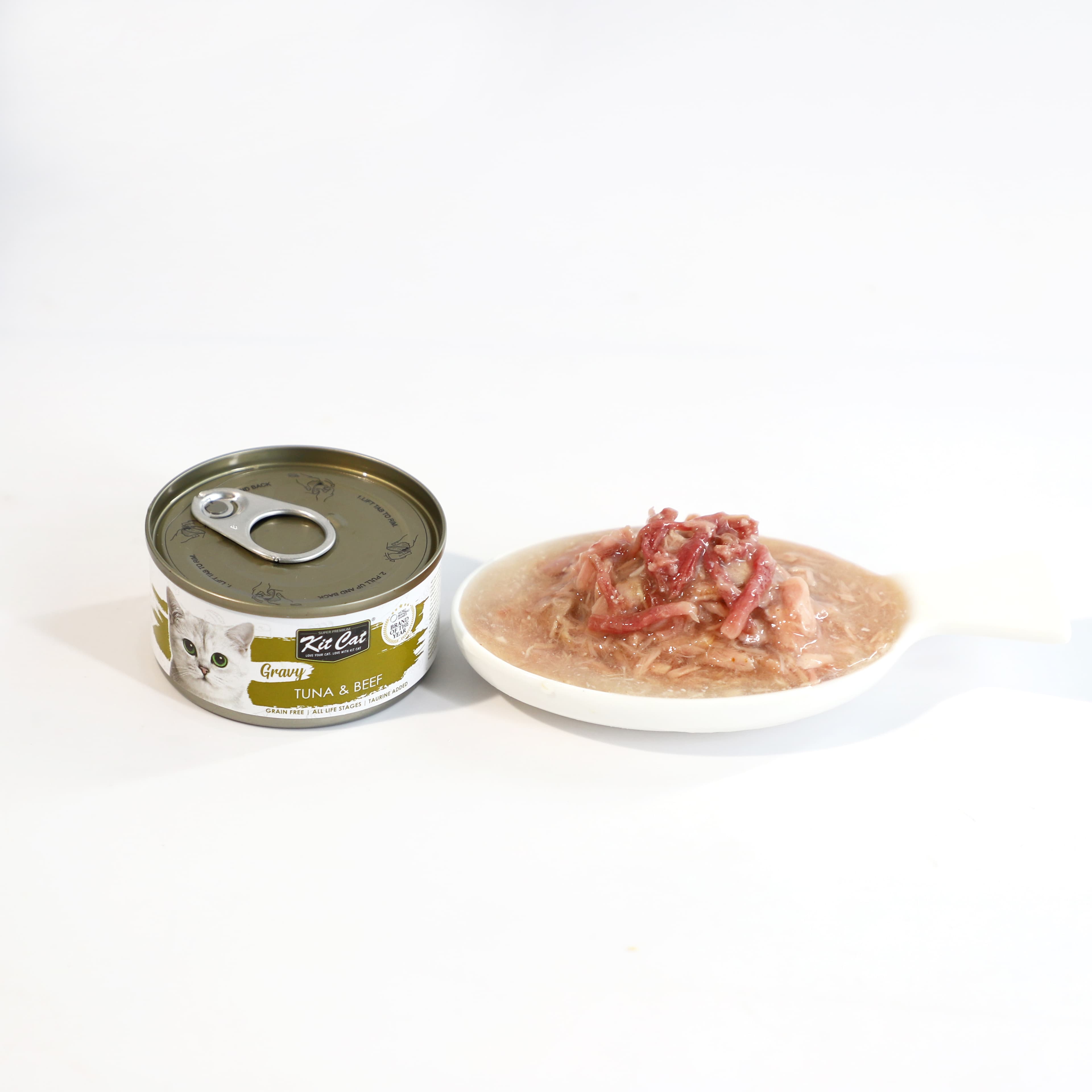 Kit Cat Gravy Tuna & Beef 70g