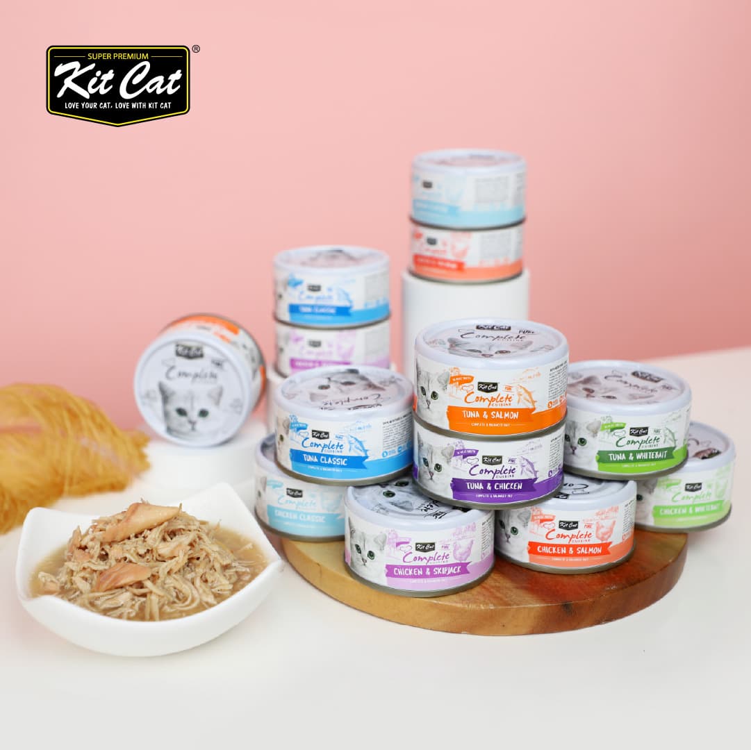 Kit Cat Complete Cuisine Pure Wet Cat Food - Chicken & Salmon (70g)