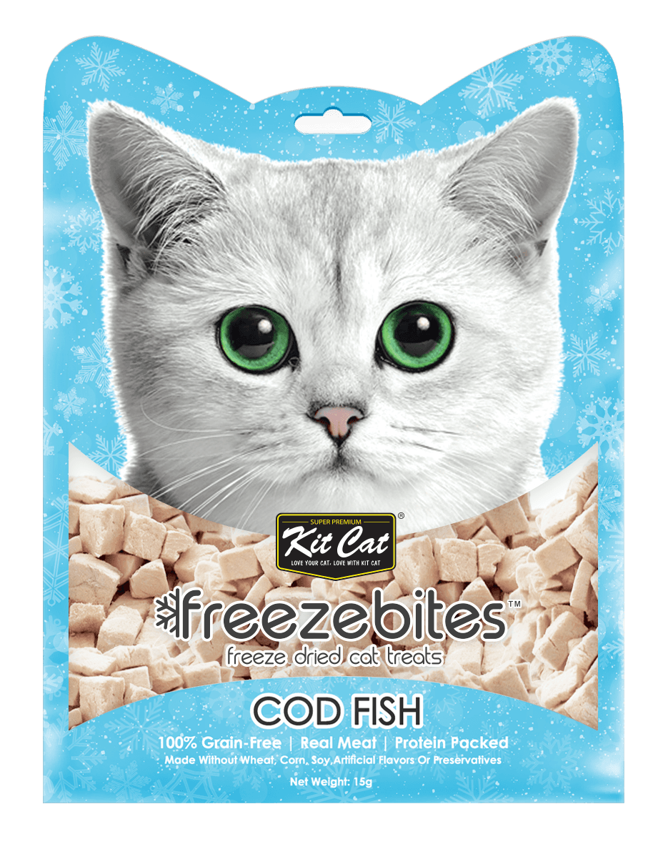 Kit Cat Freeze Bites Cod Fish 15g
