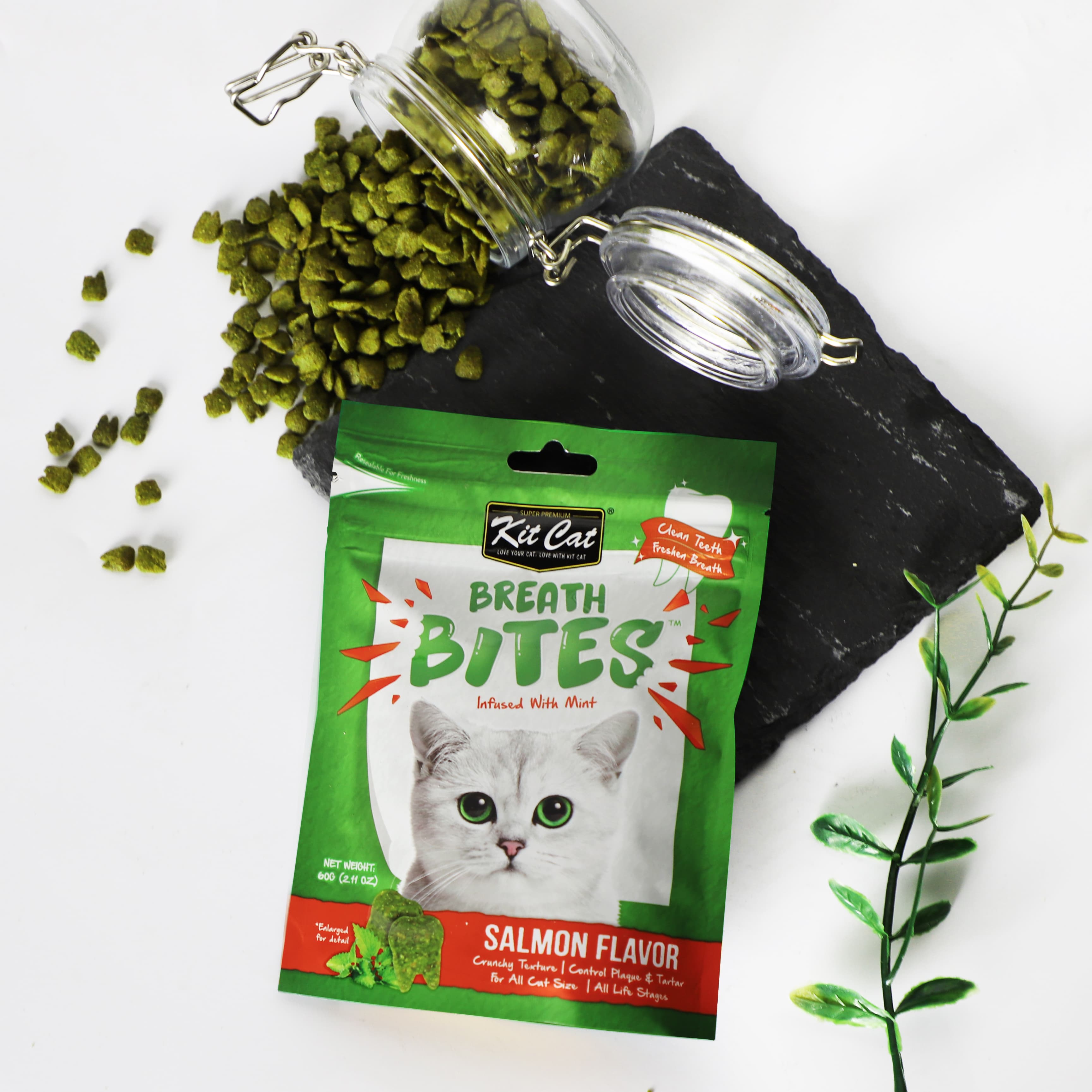 Kit Cat Breathbites (Salmon) 60g