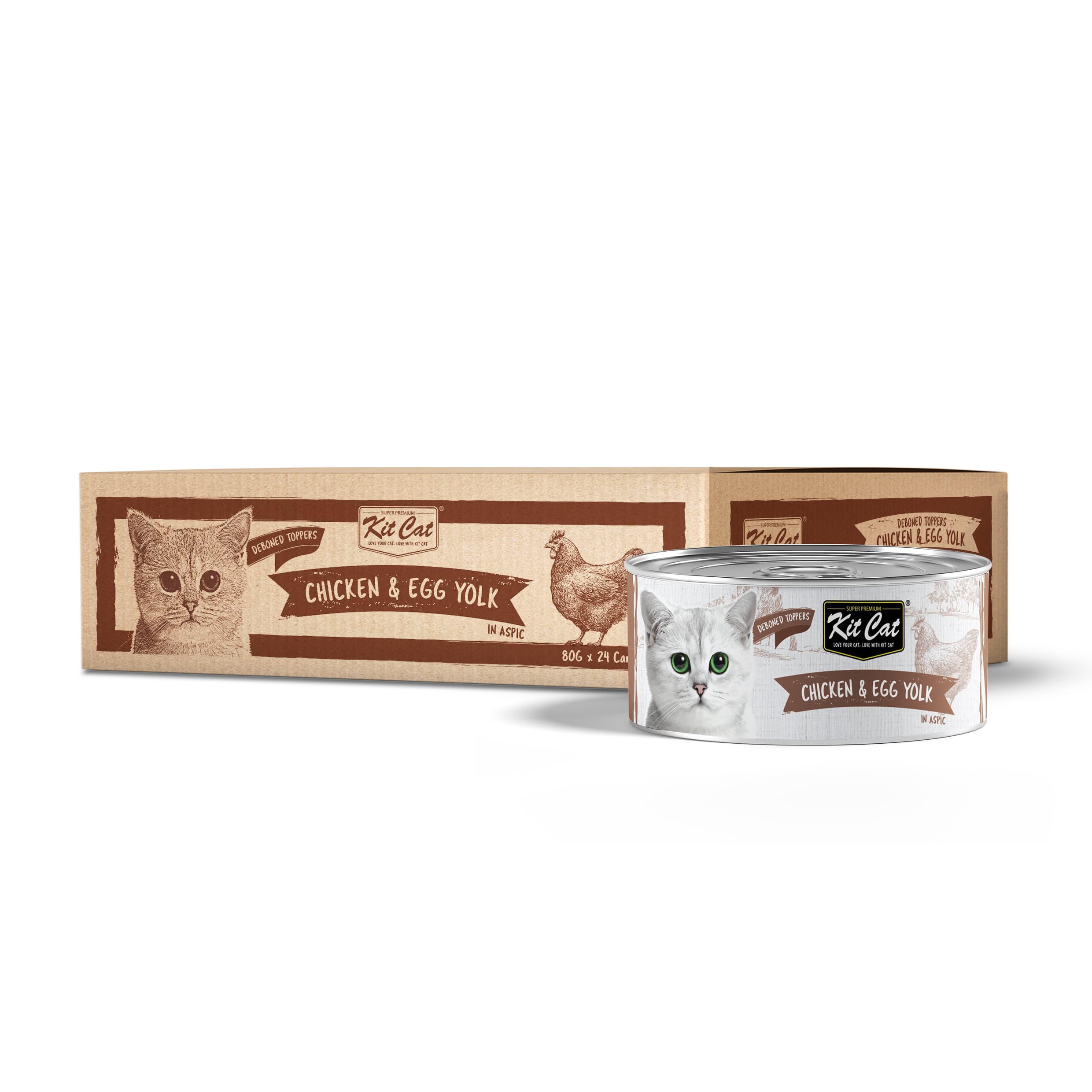 Kit Cat Deboned Chicken & Egg Yolk (80g)
