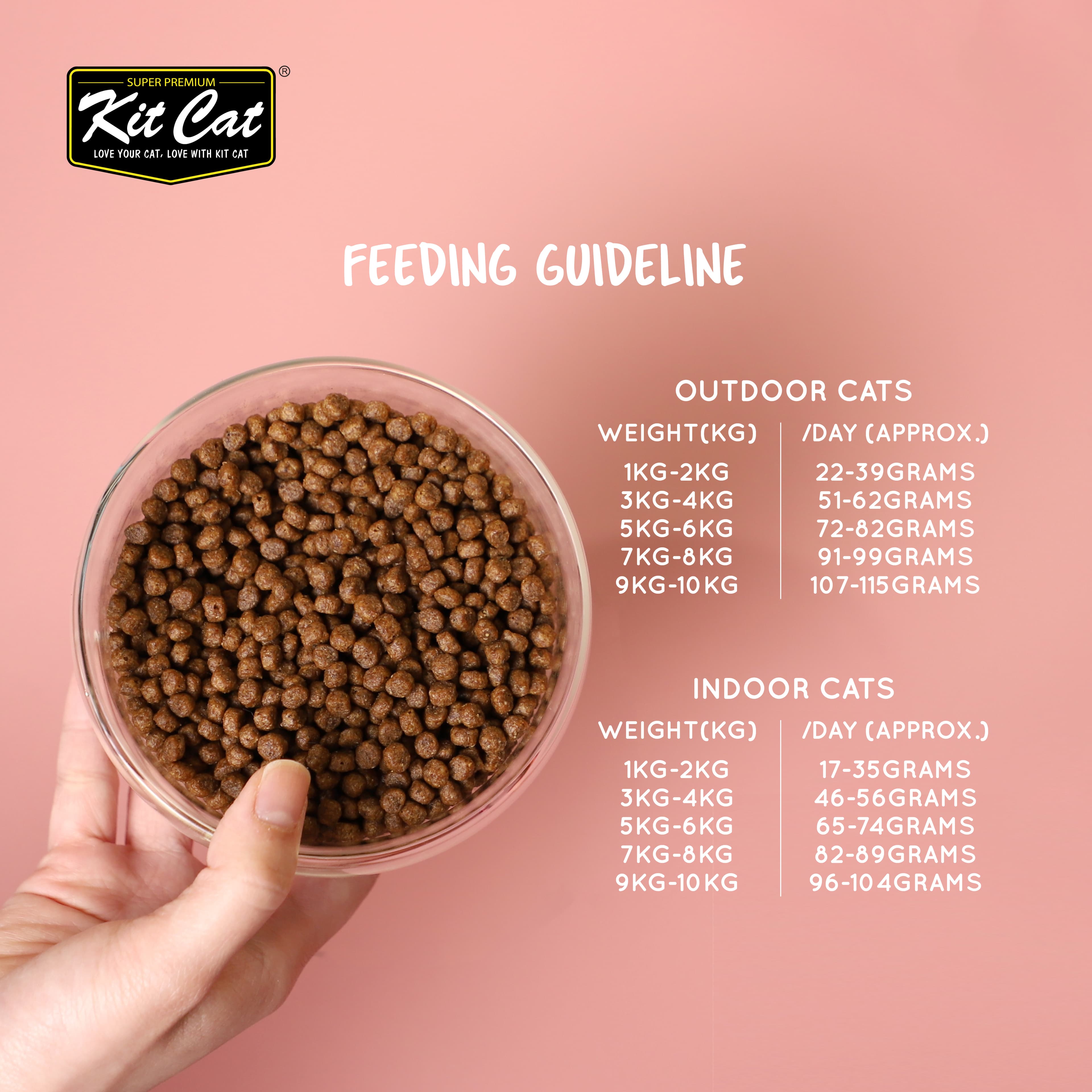 Kit Cat No Grain Dry Food for Cats - Chicken & Turkey (5kg)