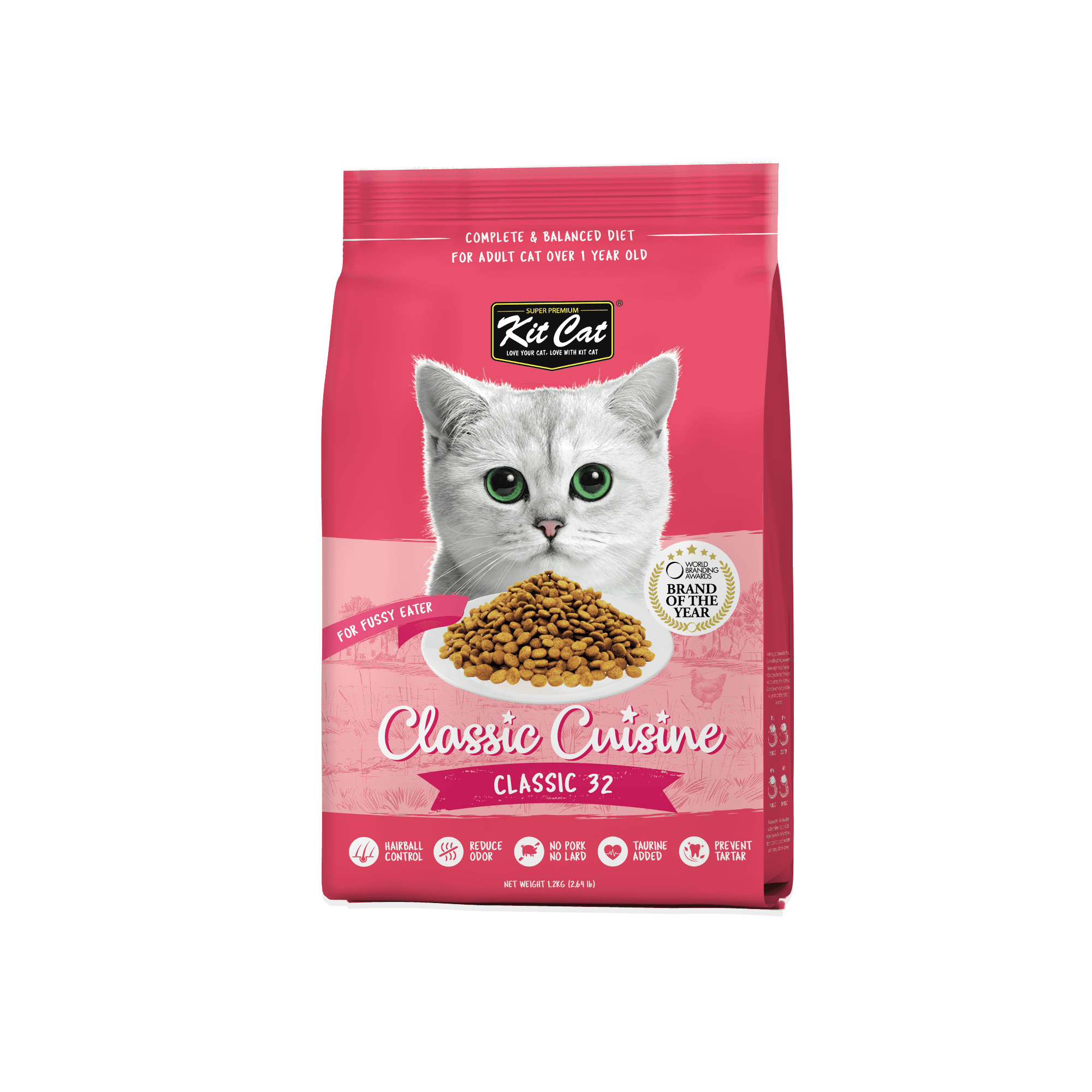 Kit Cat Premium Cat Food Classic 32 1.2kg