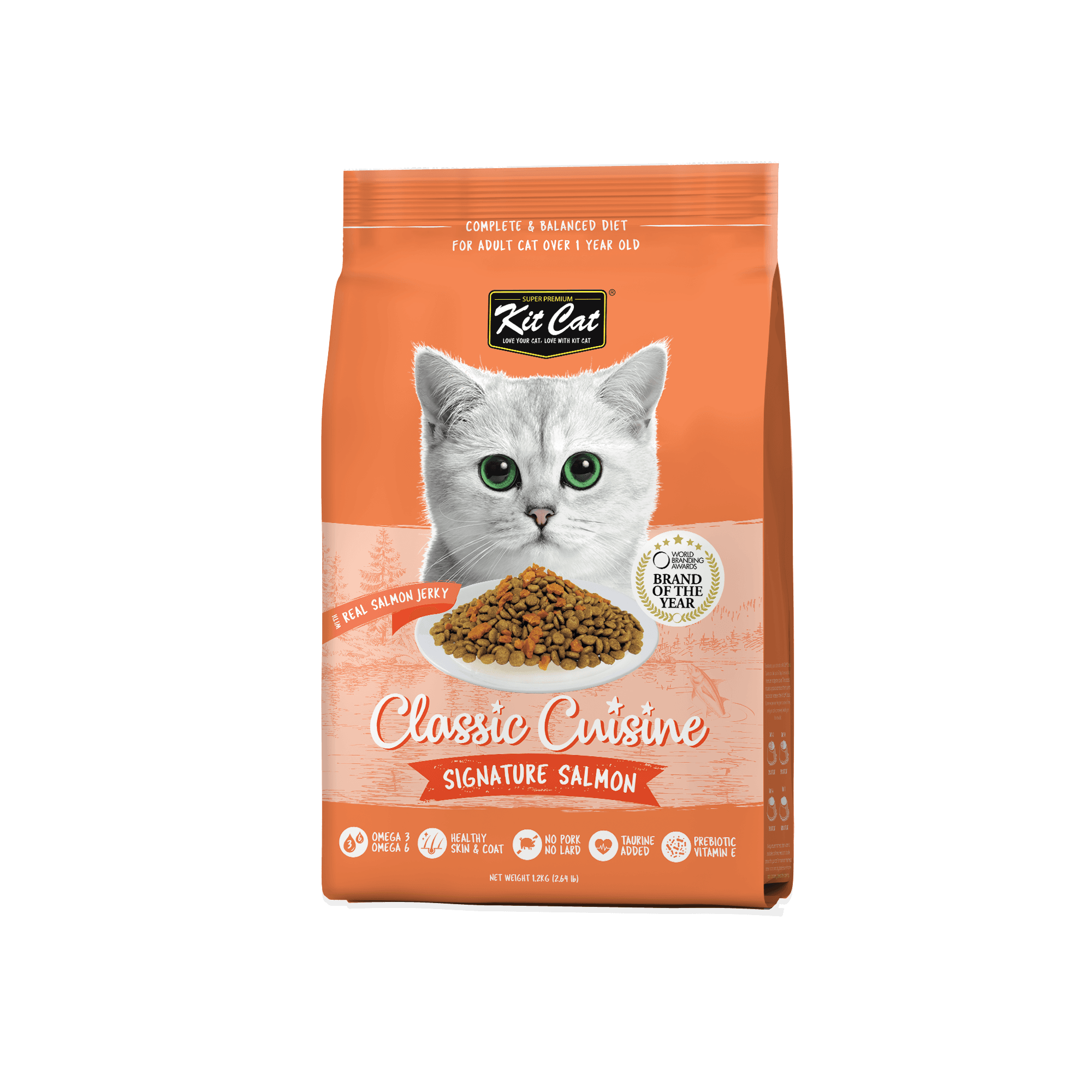 Kit Cat Premium Cat Food Signature Salmon 1.2kg