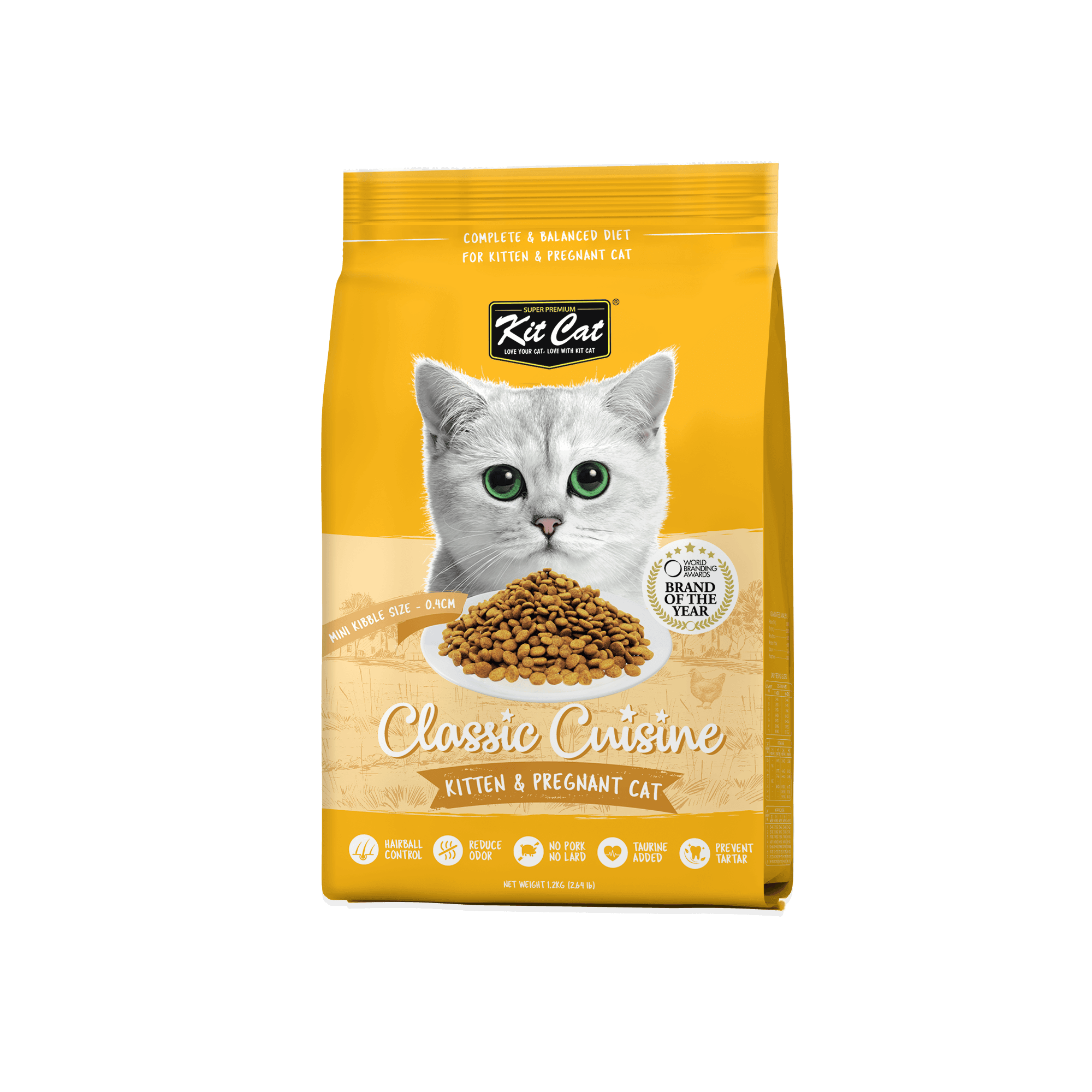 Kit Cat Premium Cat Food Kitten & Pregnant 1.2kg