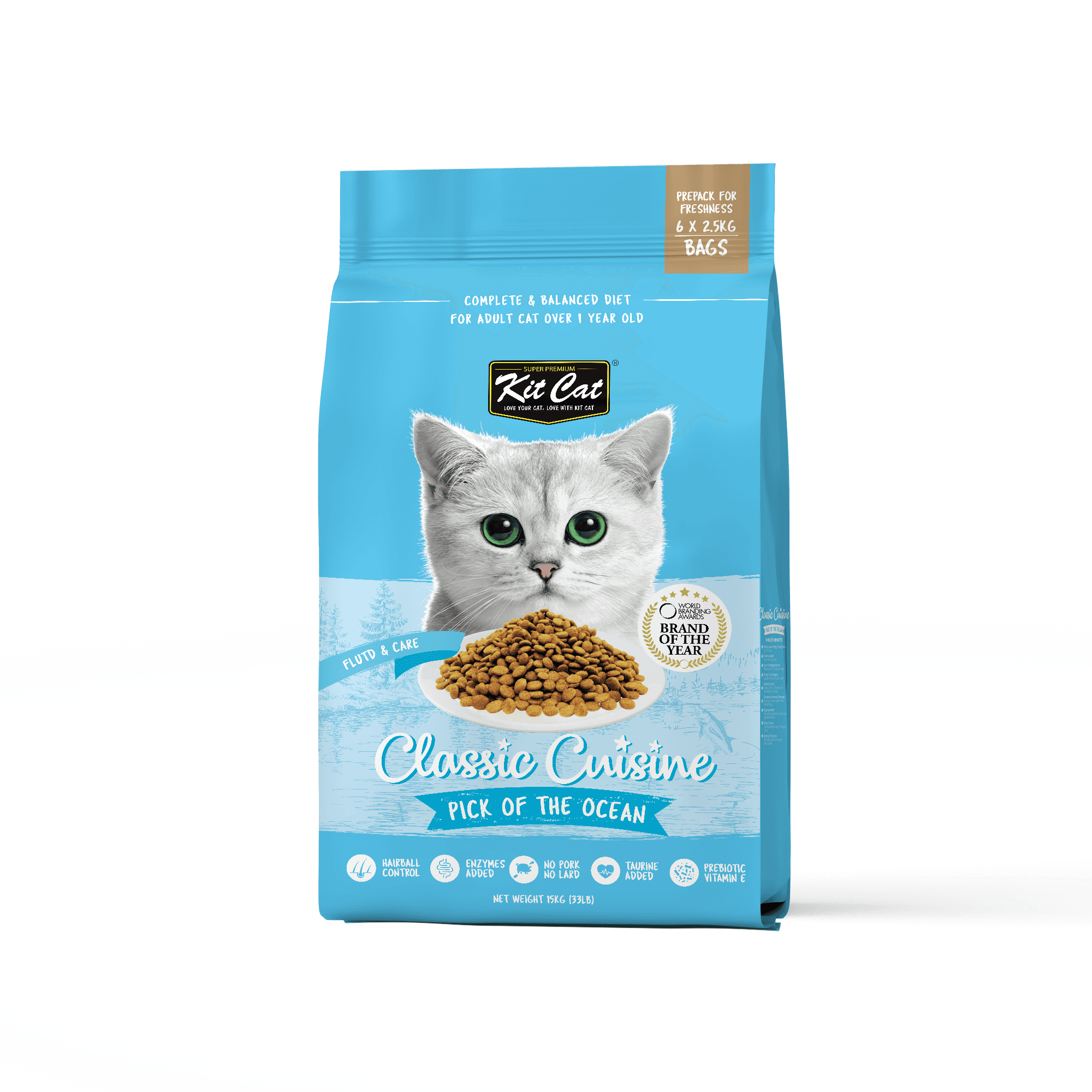 Kit Cat Premium Cat Food Pick Of The Ocean 15kg