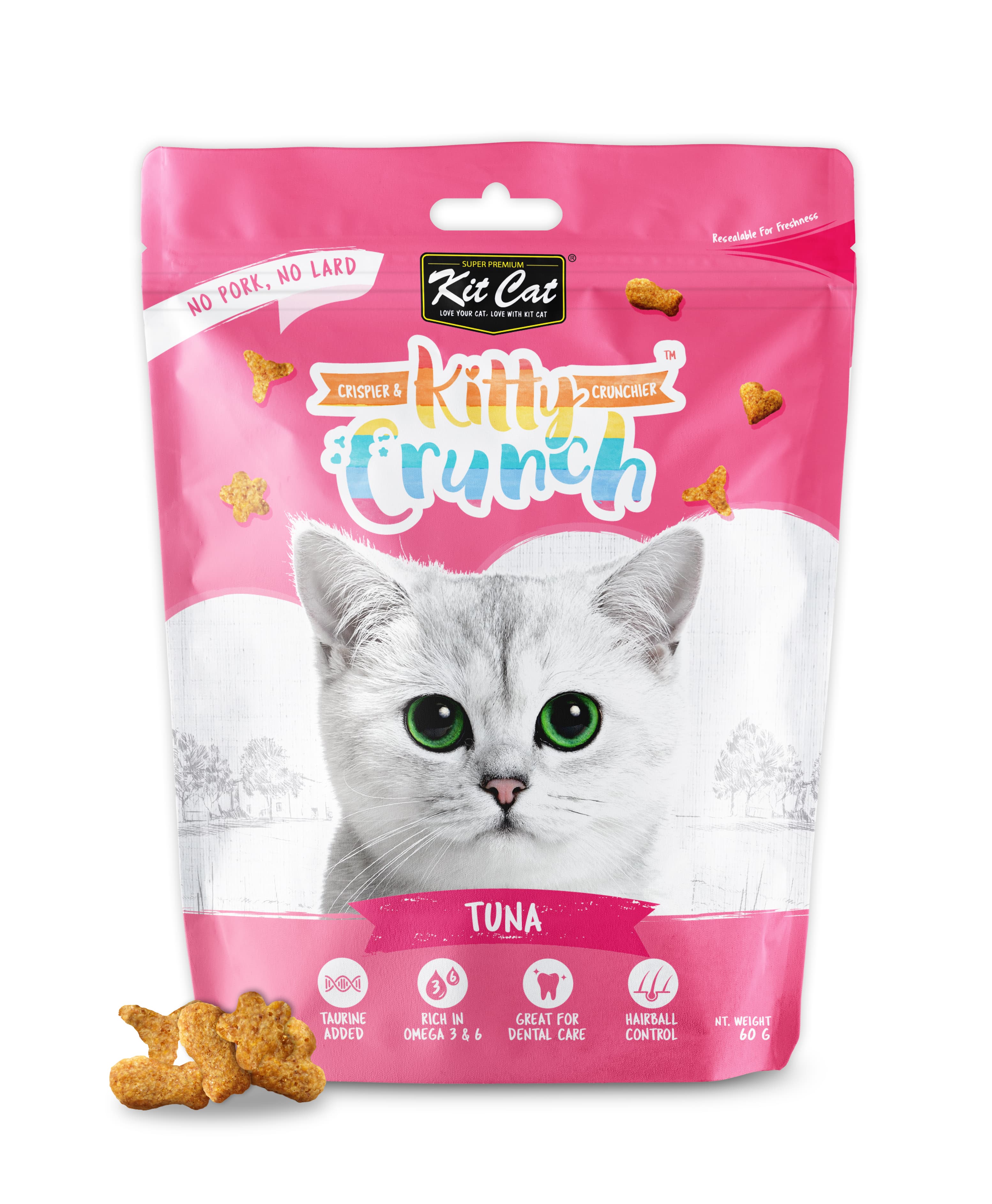 Kit Cat KittyCrunch Cat Bites (Tuna) 60g