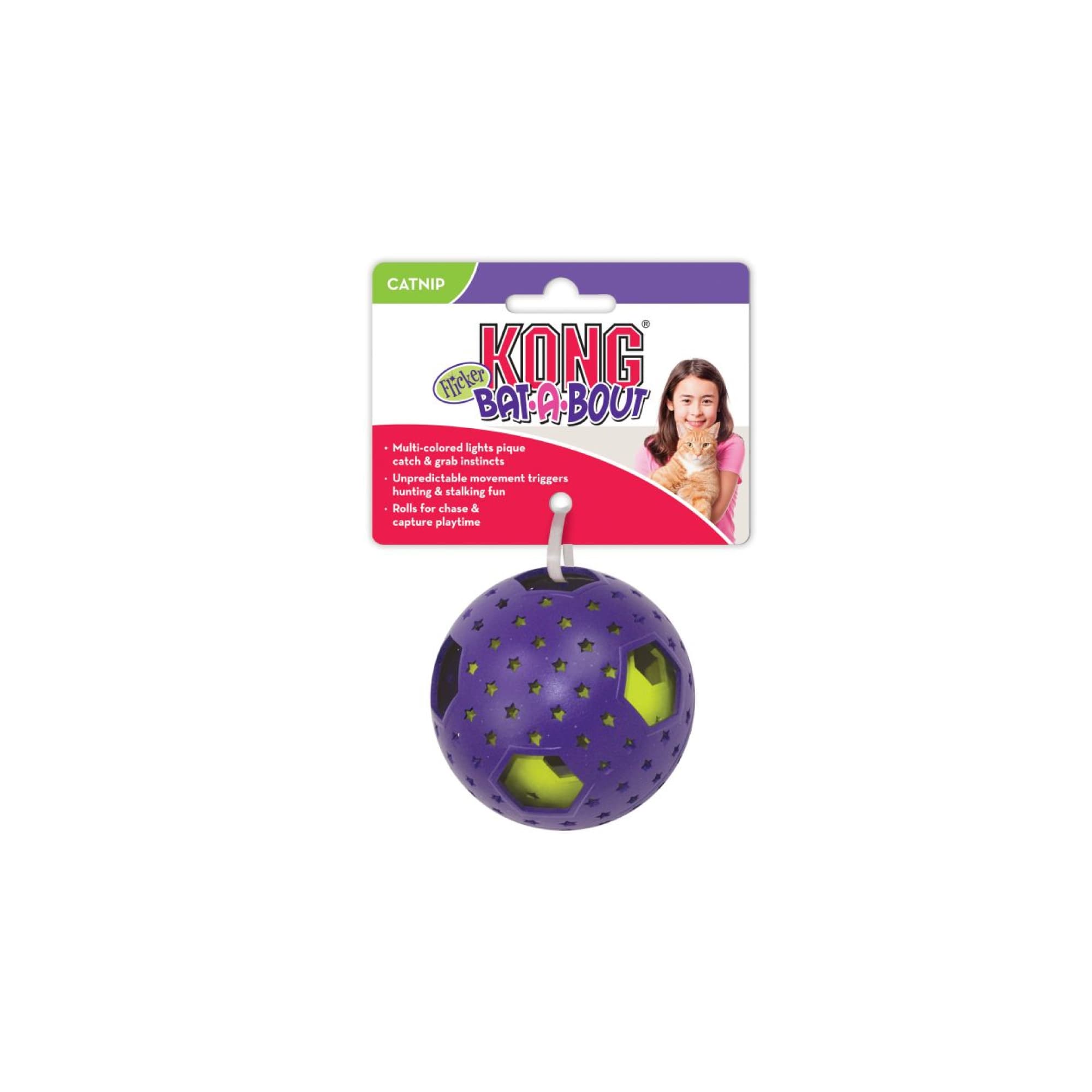 KONG Bat-A-Bout Flicker Disco (One Size), 1pcs