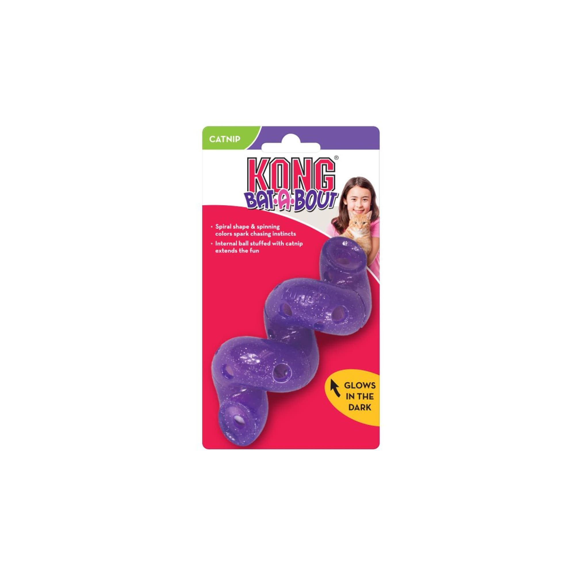 KONG Bat-A-Bout Spiral (One Size), 1pcs