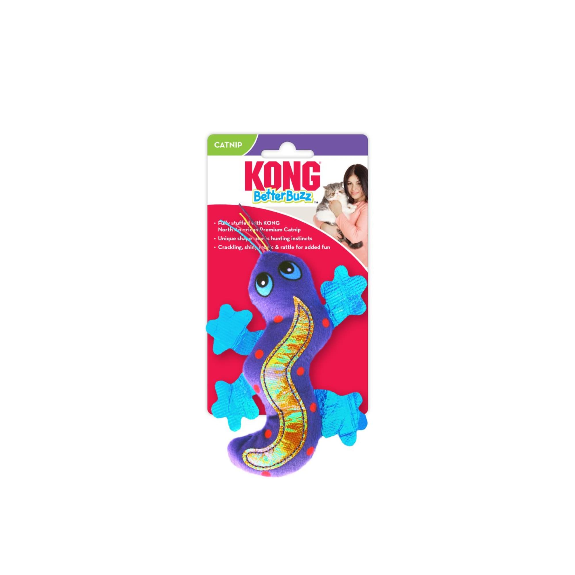 KONG Better Buzz Gecko (One Size), 1pcs