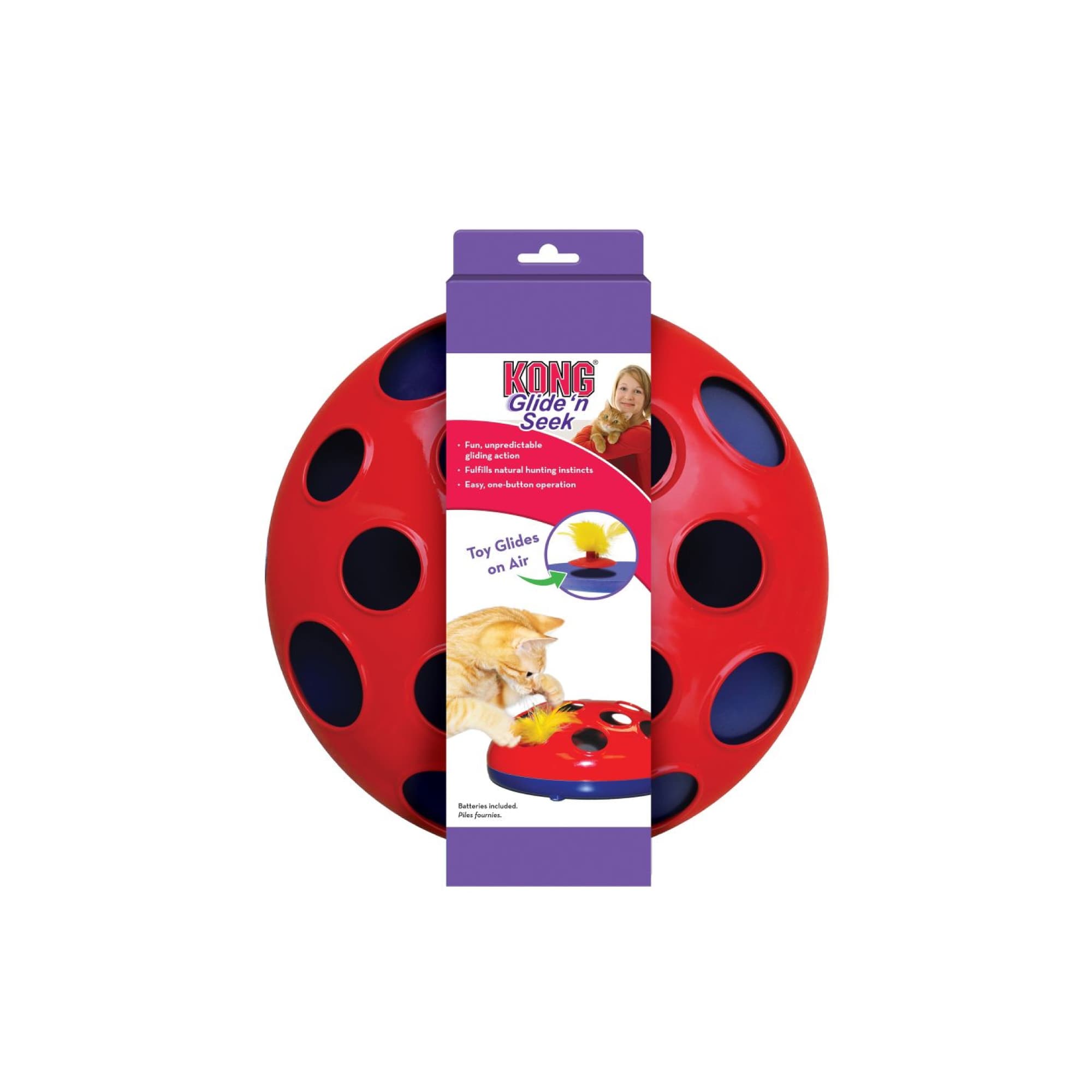 KONG Glide n' Seek (One Size), 1pcs