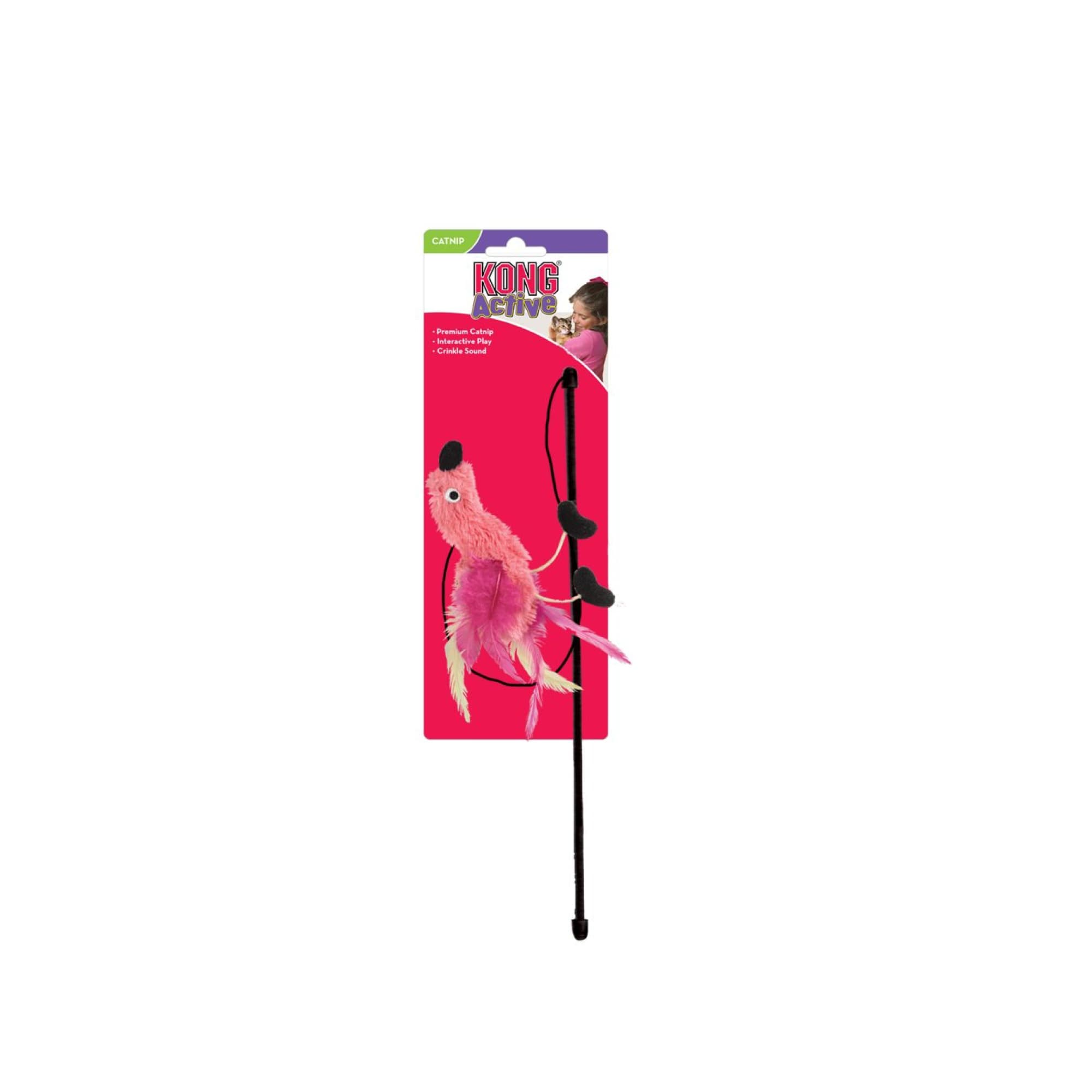 KONG Cat Active Teaser Feather Assorted (One Size), 1pcs