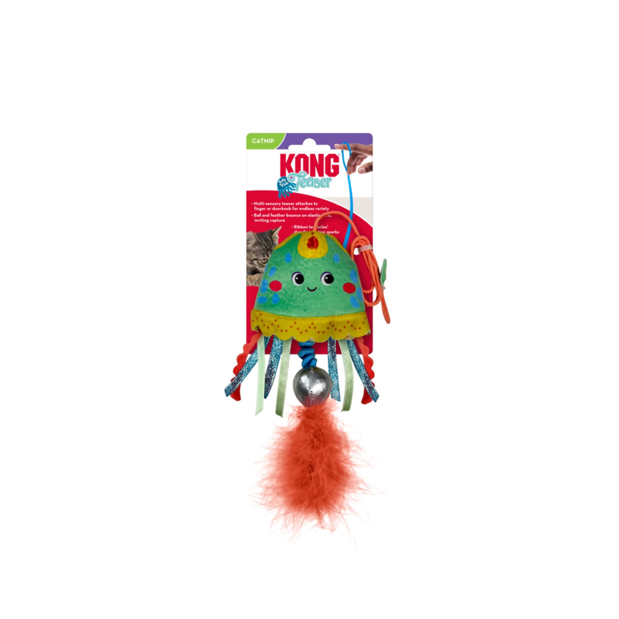 KONG Teaser Jellyfish Assorted (One Size), 1pcs