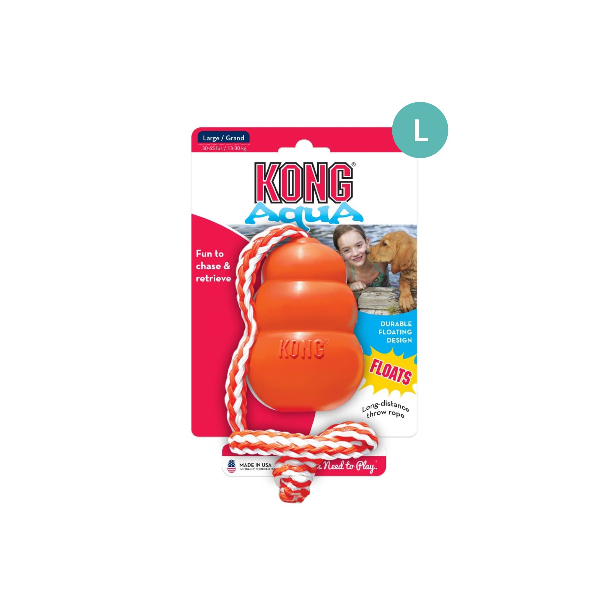 KONG Classic Aqua (Large), 1pcs