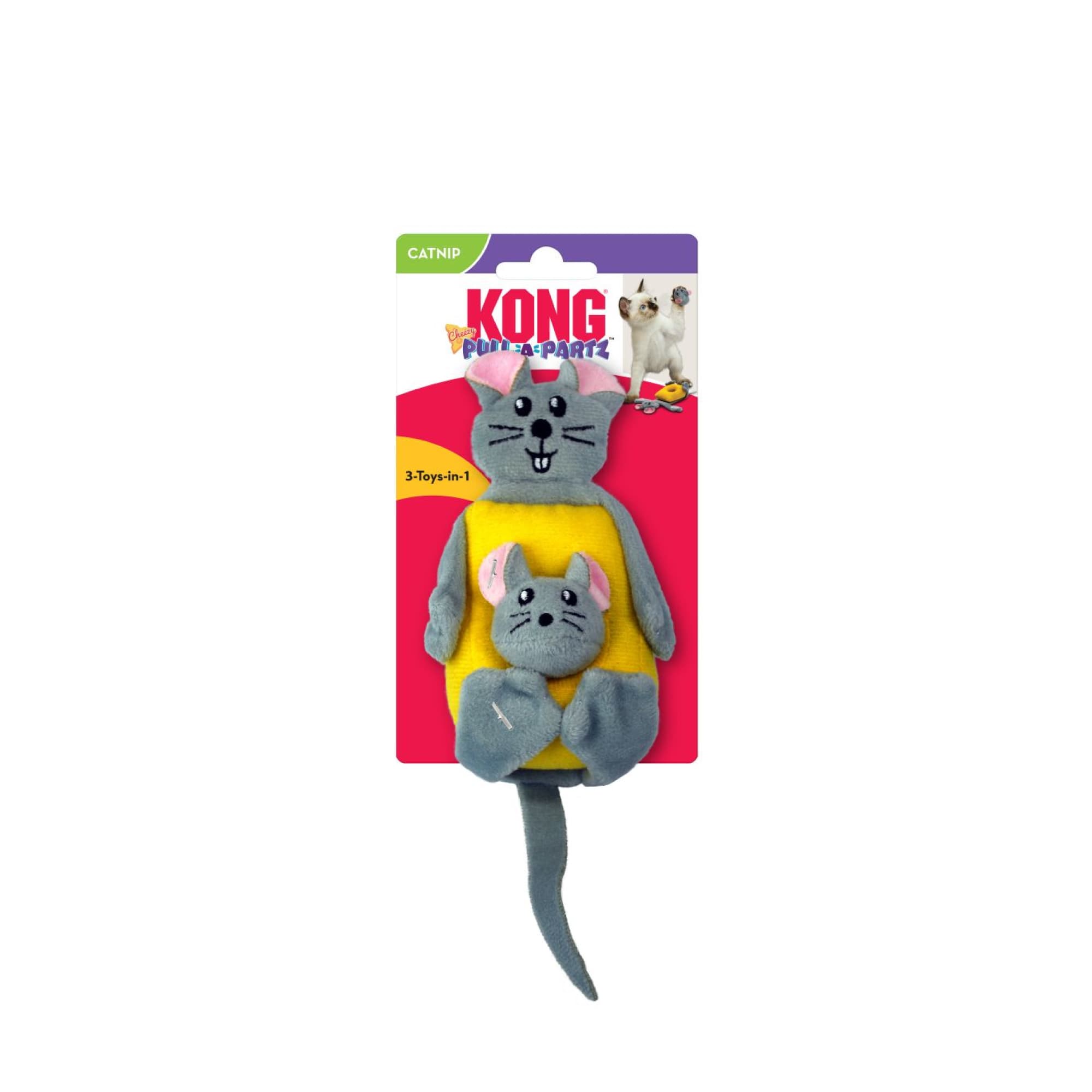 KONG Pull-A-Partz Cheezy (One Size), 1pcs
