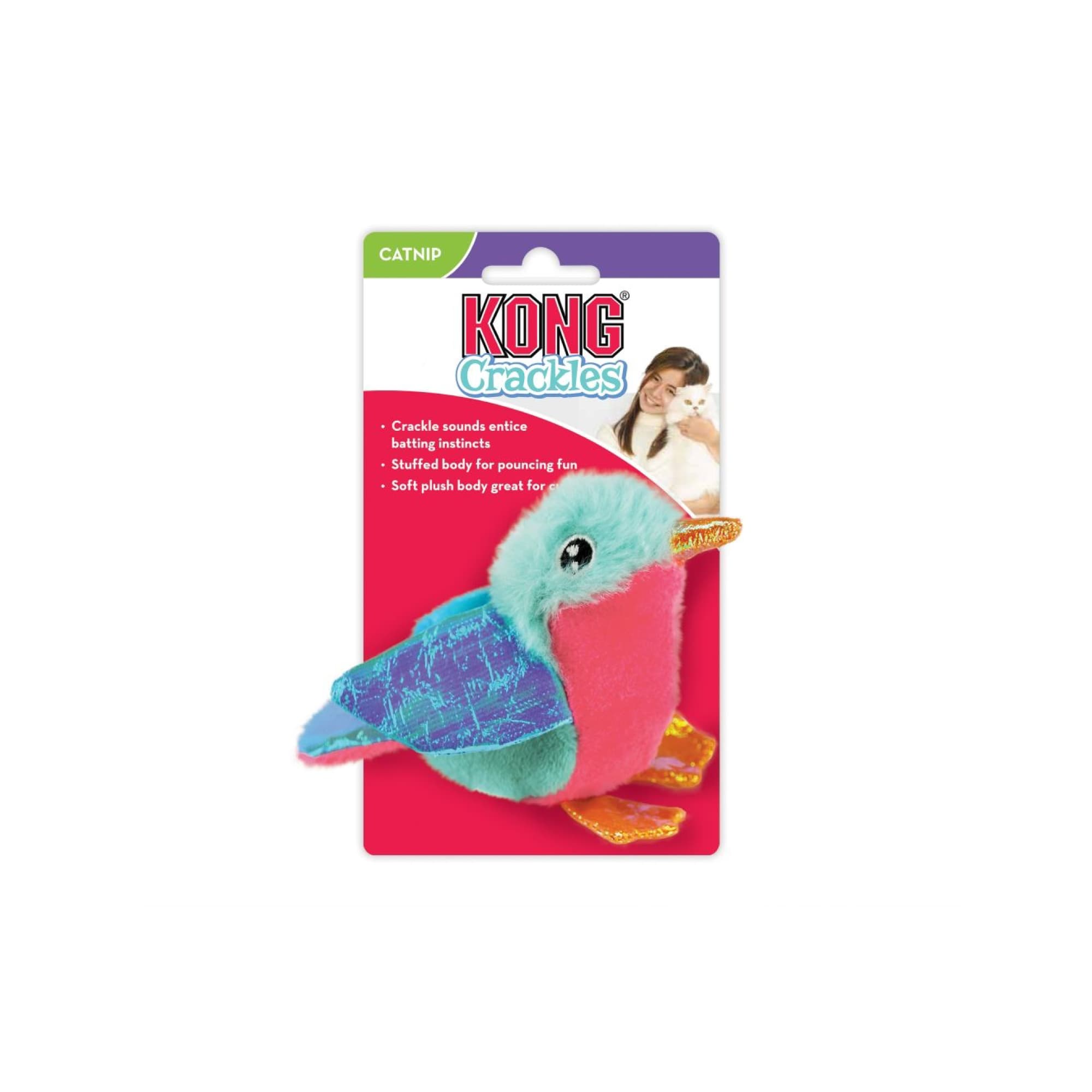 KONG Crackles Tweetz Bird (One Size), 1pcs