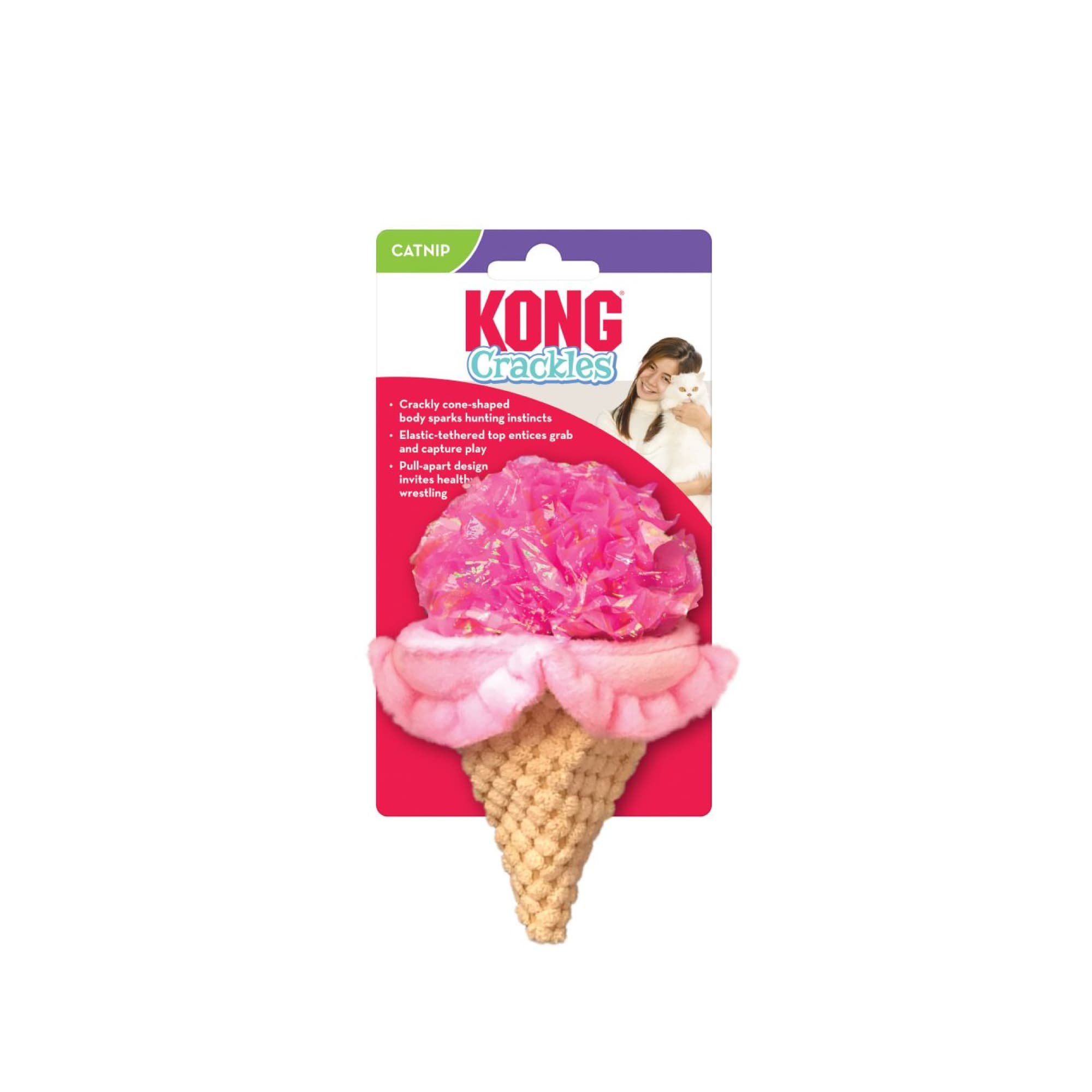 KONG Crackles Scoopz Assorted (One Size), 1pcs