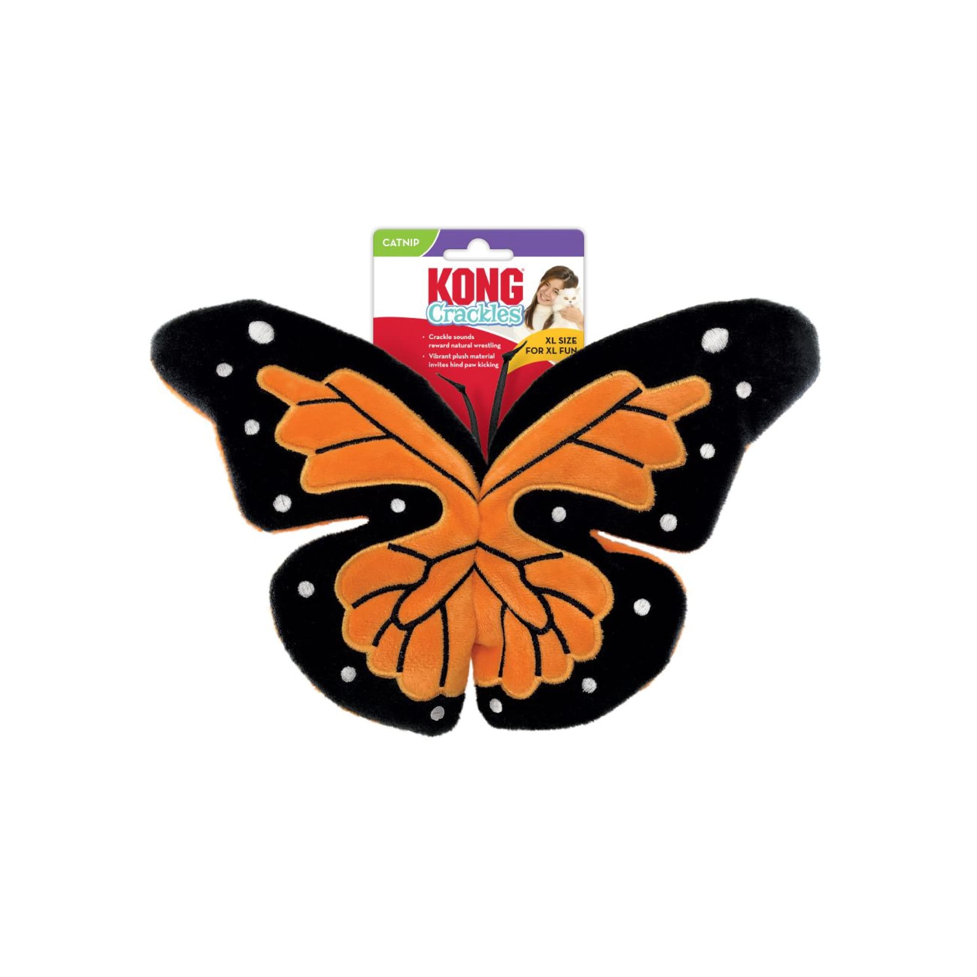 KONG Crackles Flutterz (One Size), 1pcs
