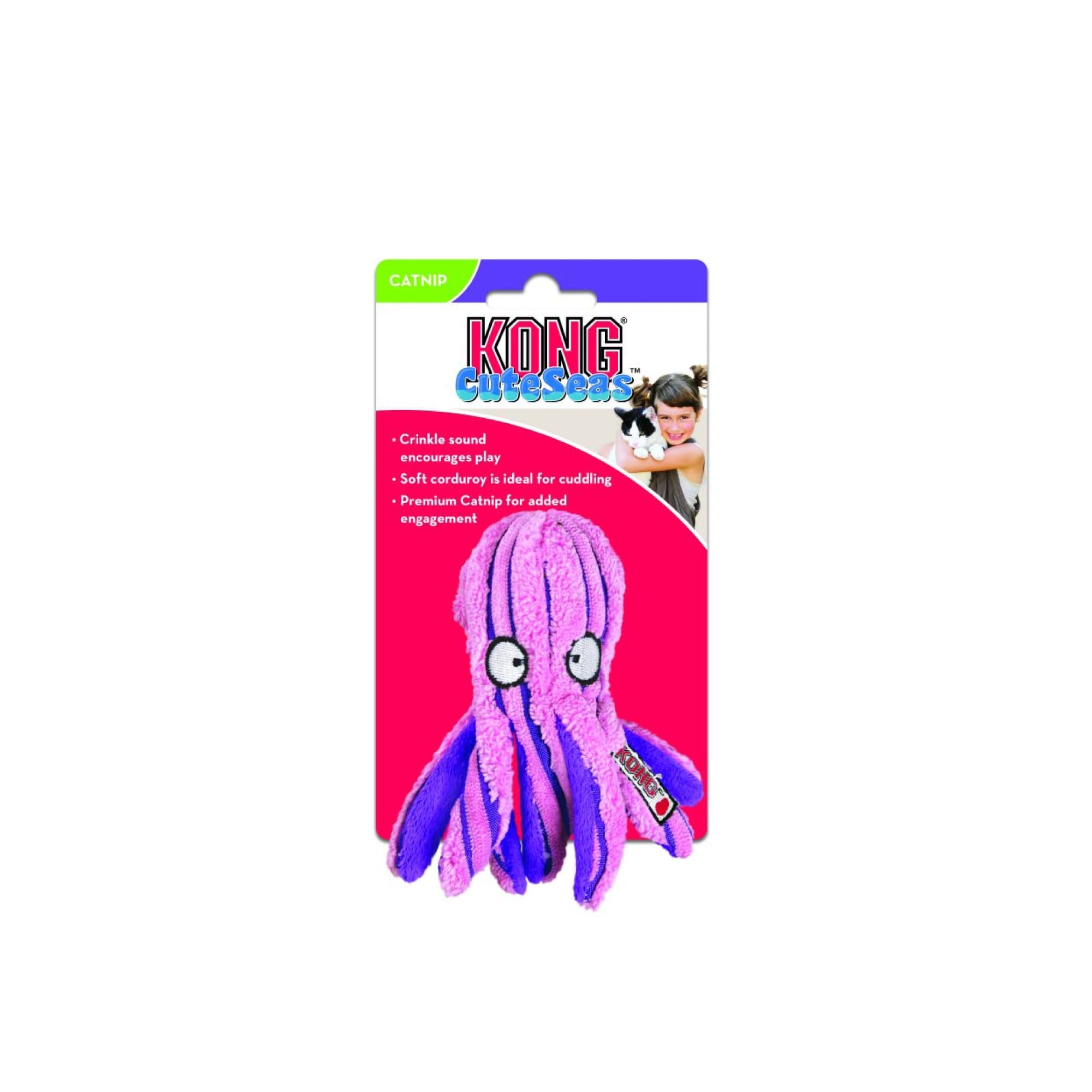 KONG Cat Cuteseas Octopus (One Size), 1pcs