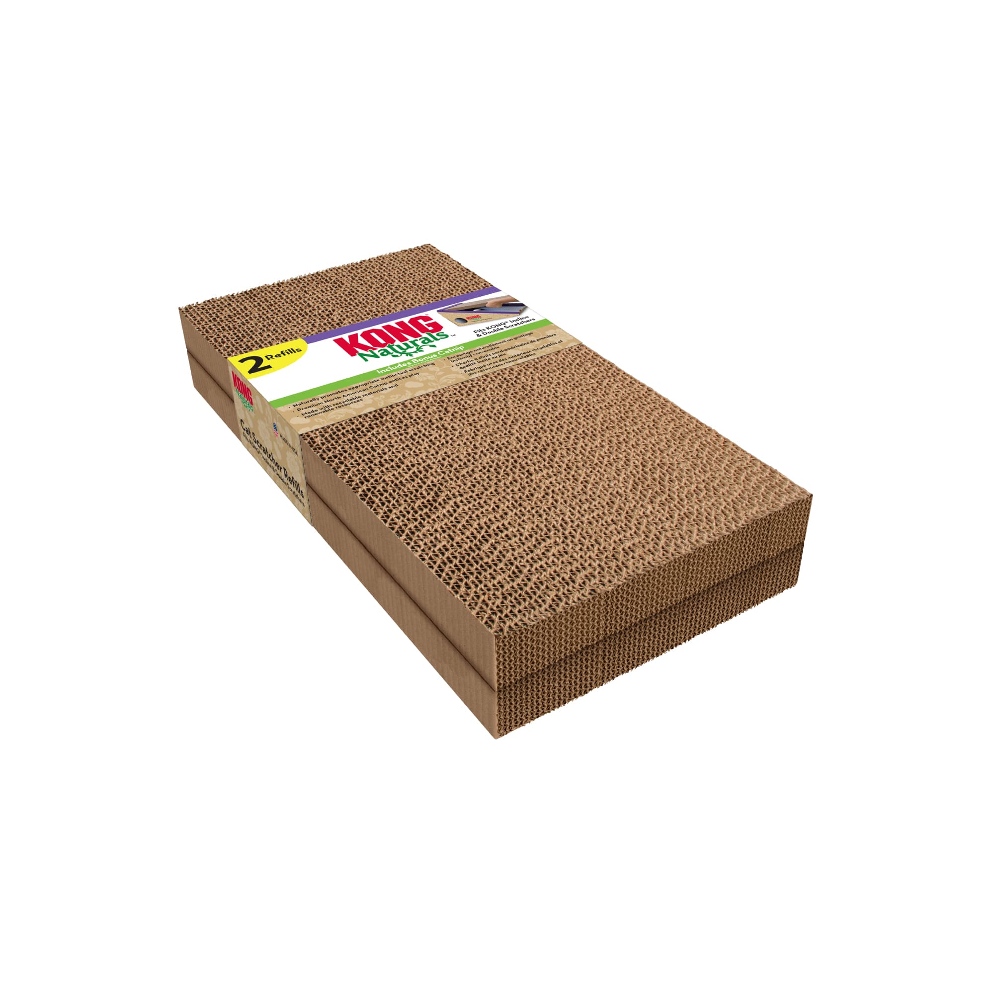 KONG Naturals Scratcher Refill (One Size), 2pcs