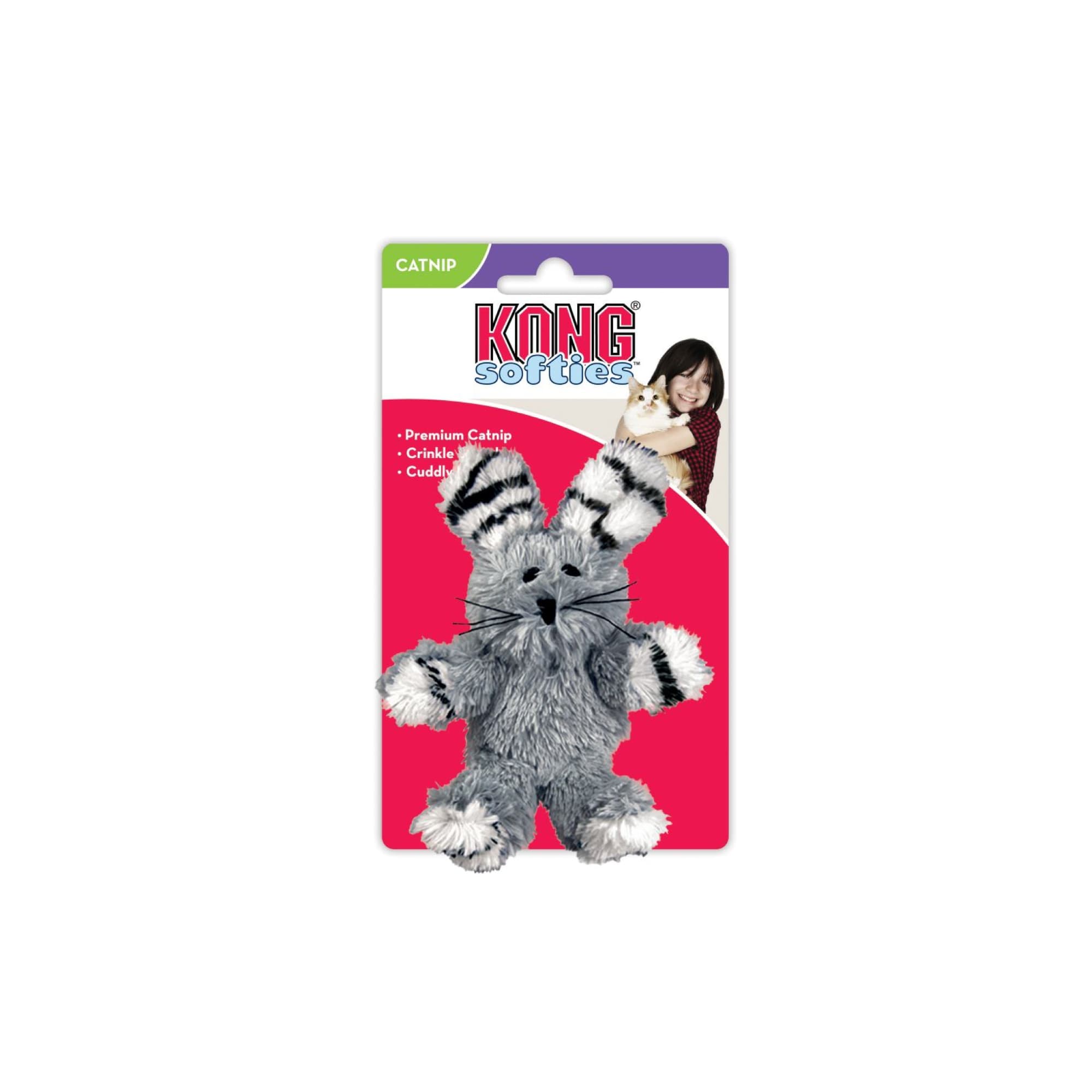 KONG Softies Fuzzy Bunny Assorted Fuzzy Bunny Assorted (One Size), 1pcs
