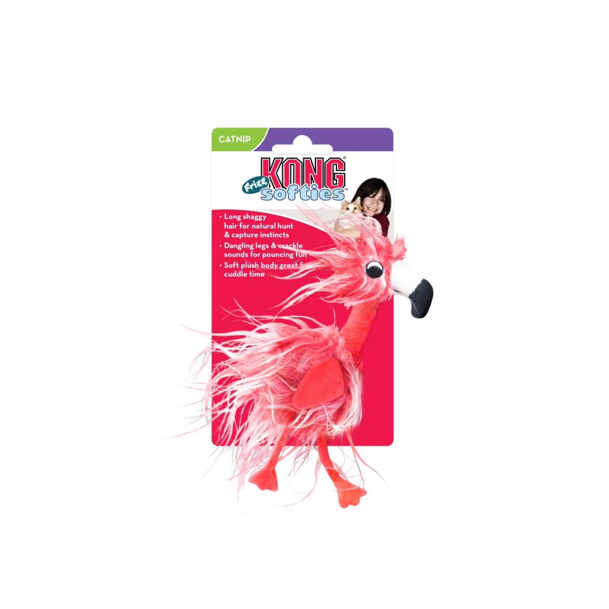 KONG Softies Frizz Bird Assorted Frizz Bird Assorted (One Size), 1pcs