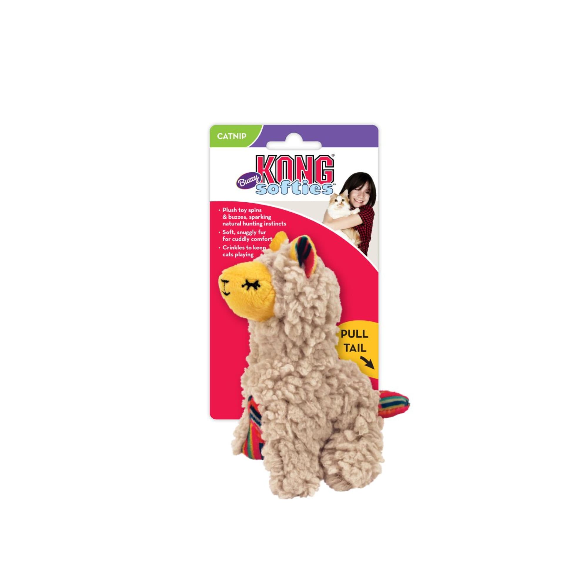 KONG Softies Buzzy Llama Buzzy Llama (One Size), 1pcs
