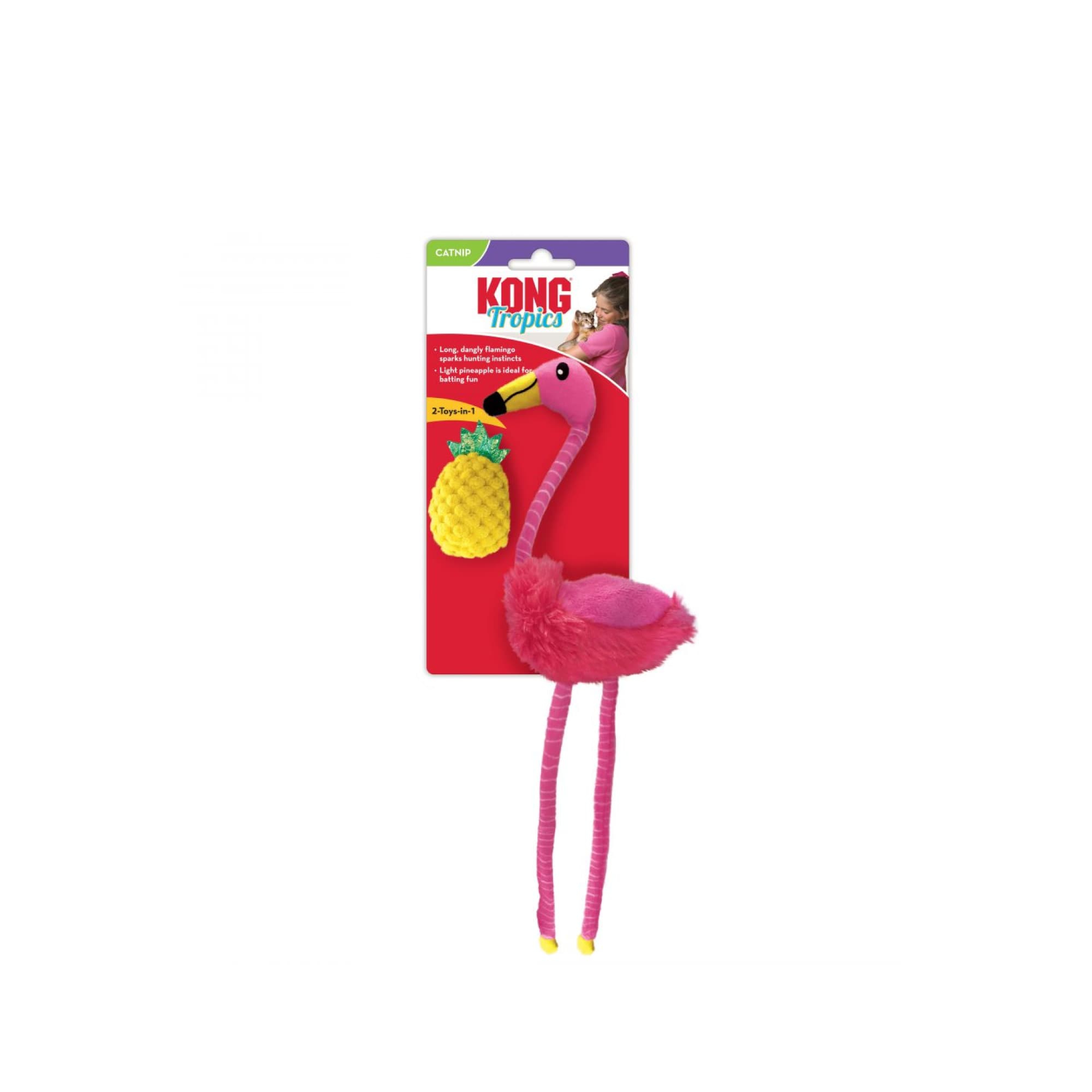 KONG Tropics Flamingo (One Size), 2pcs