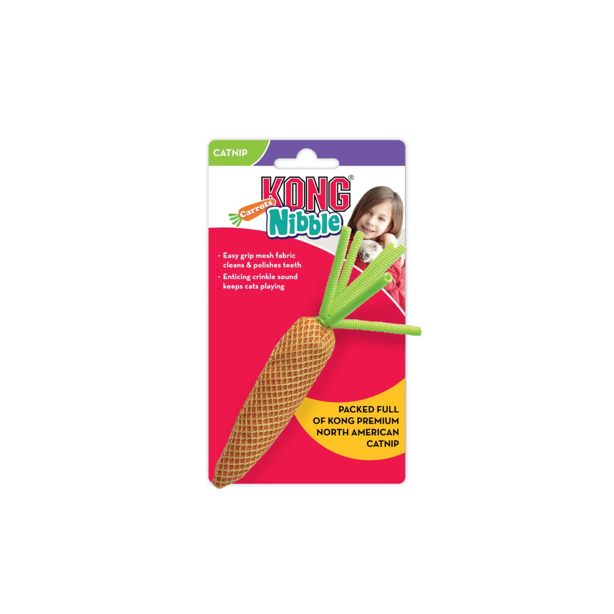 KONG Nibble Carrots Assorted (One Size), 1pcs
