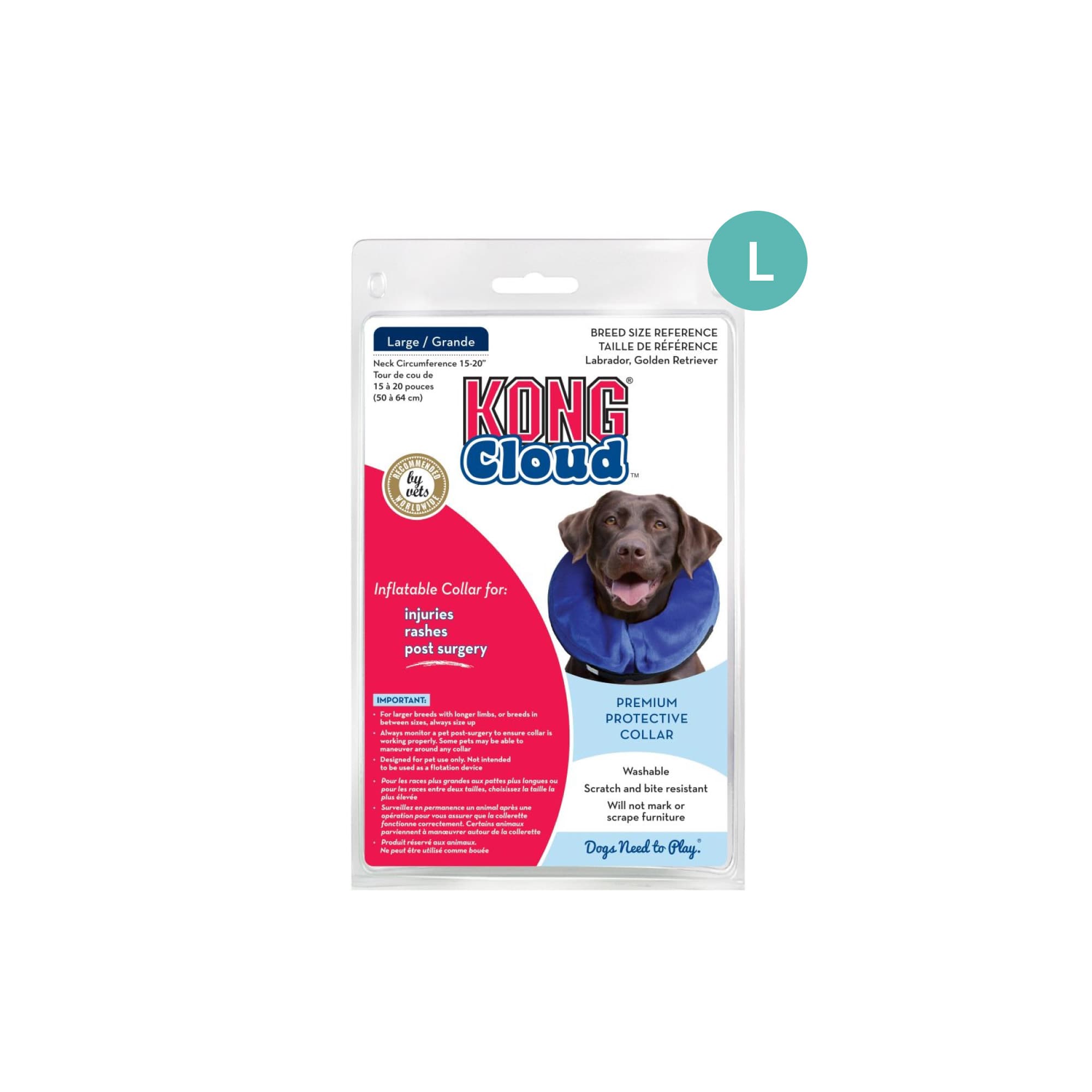 KONG E-Collar Cloud (Large), 1pcs