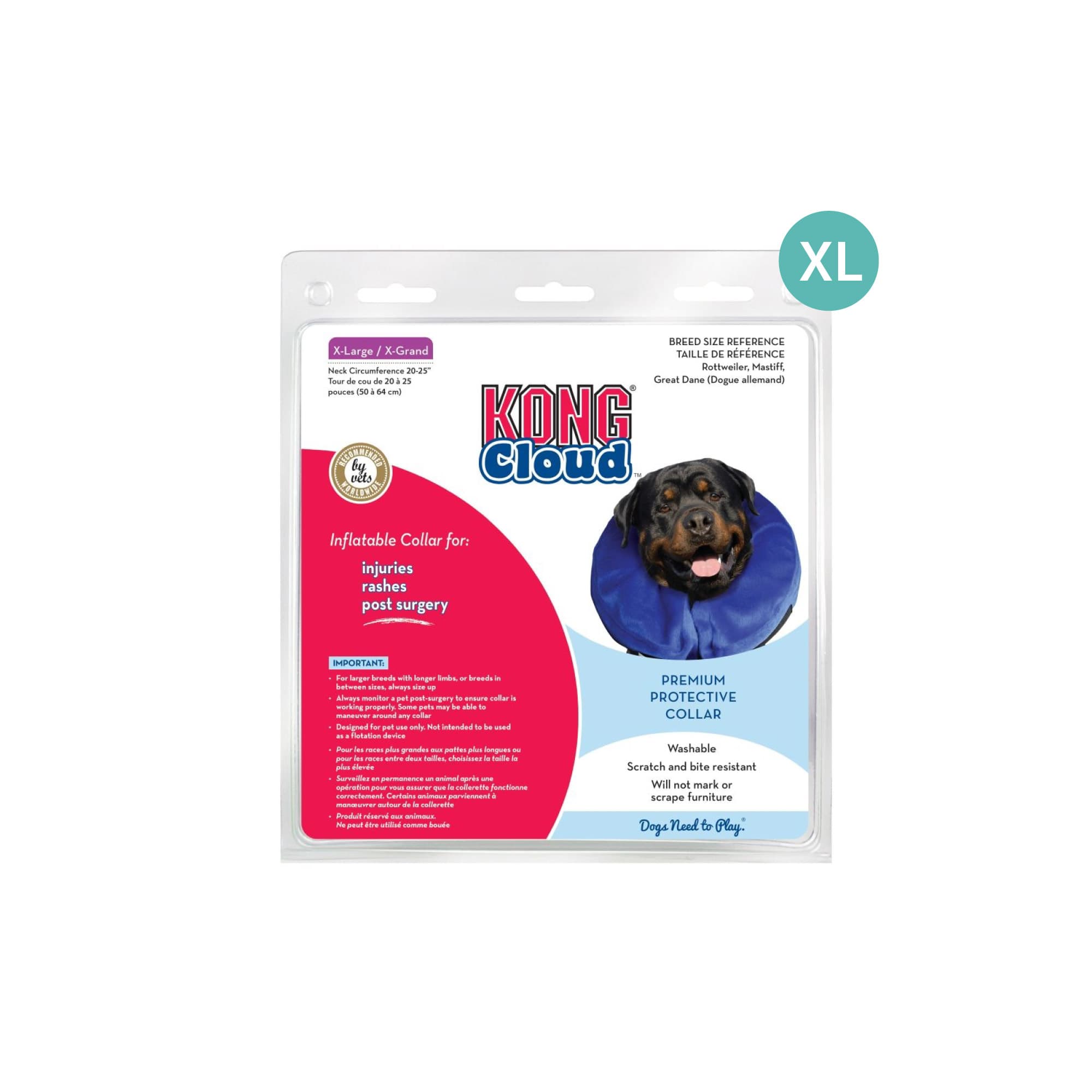 KONG E-Collar Cloud (XLarge), 1pcs