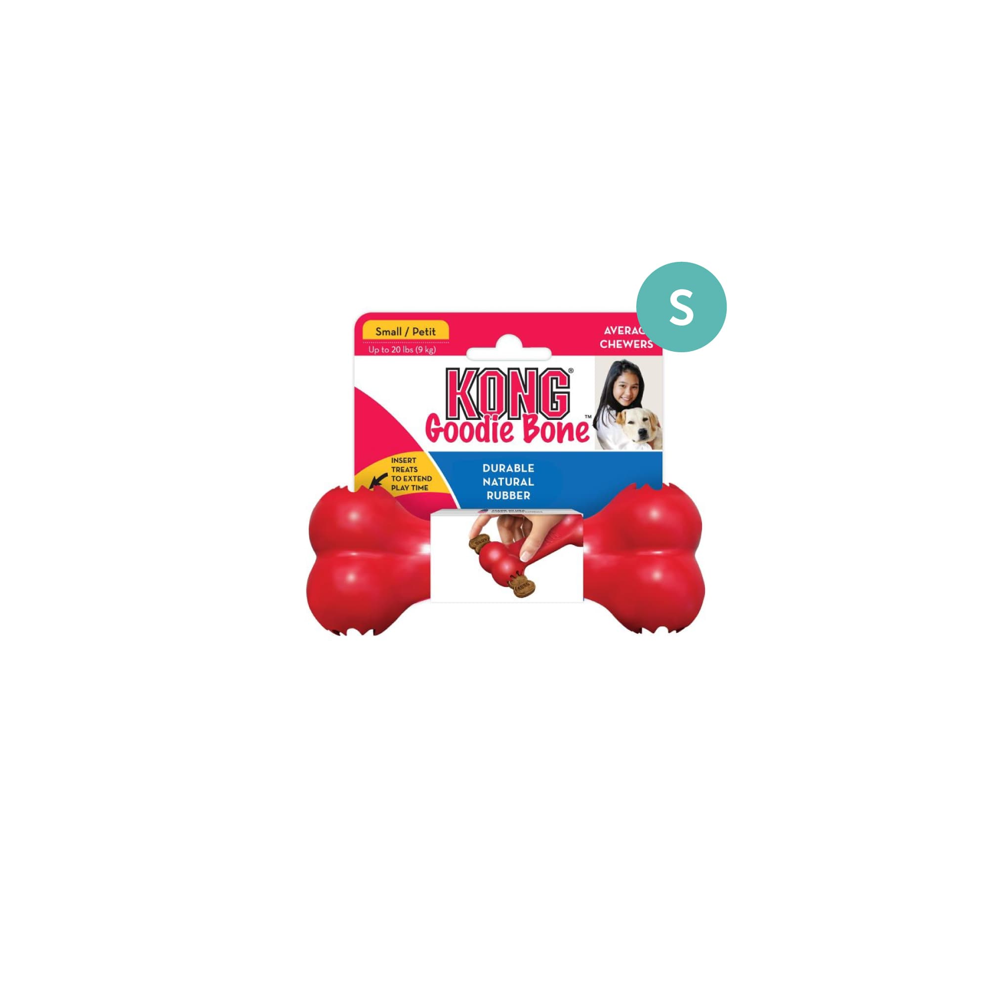 KONG Classic Goodie Bone (Small), 1pcs