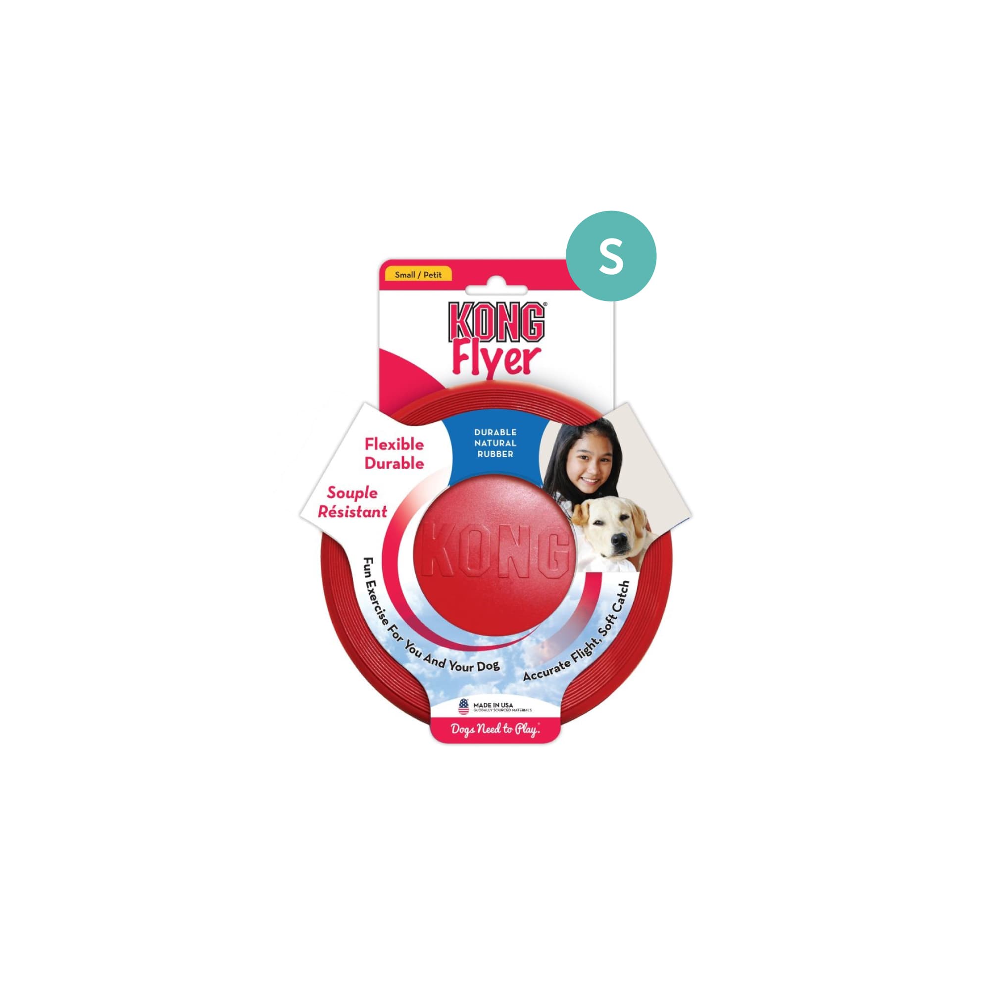 KONG Classic Flyer (Small), 1pcs