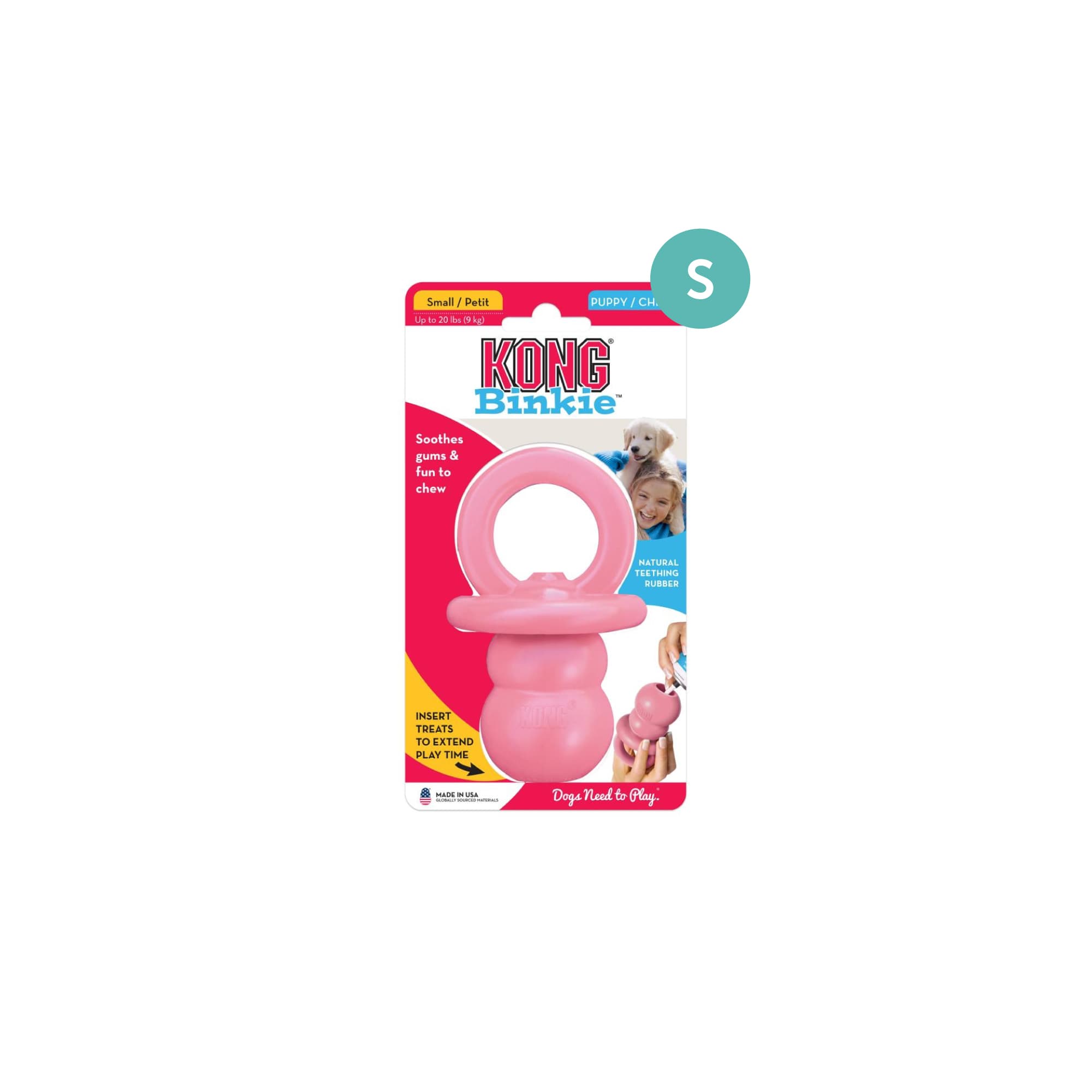 KONG Puppy Binkie (Small), 1pcs