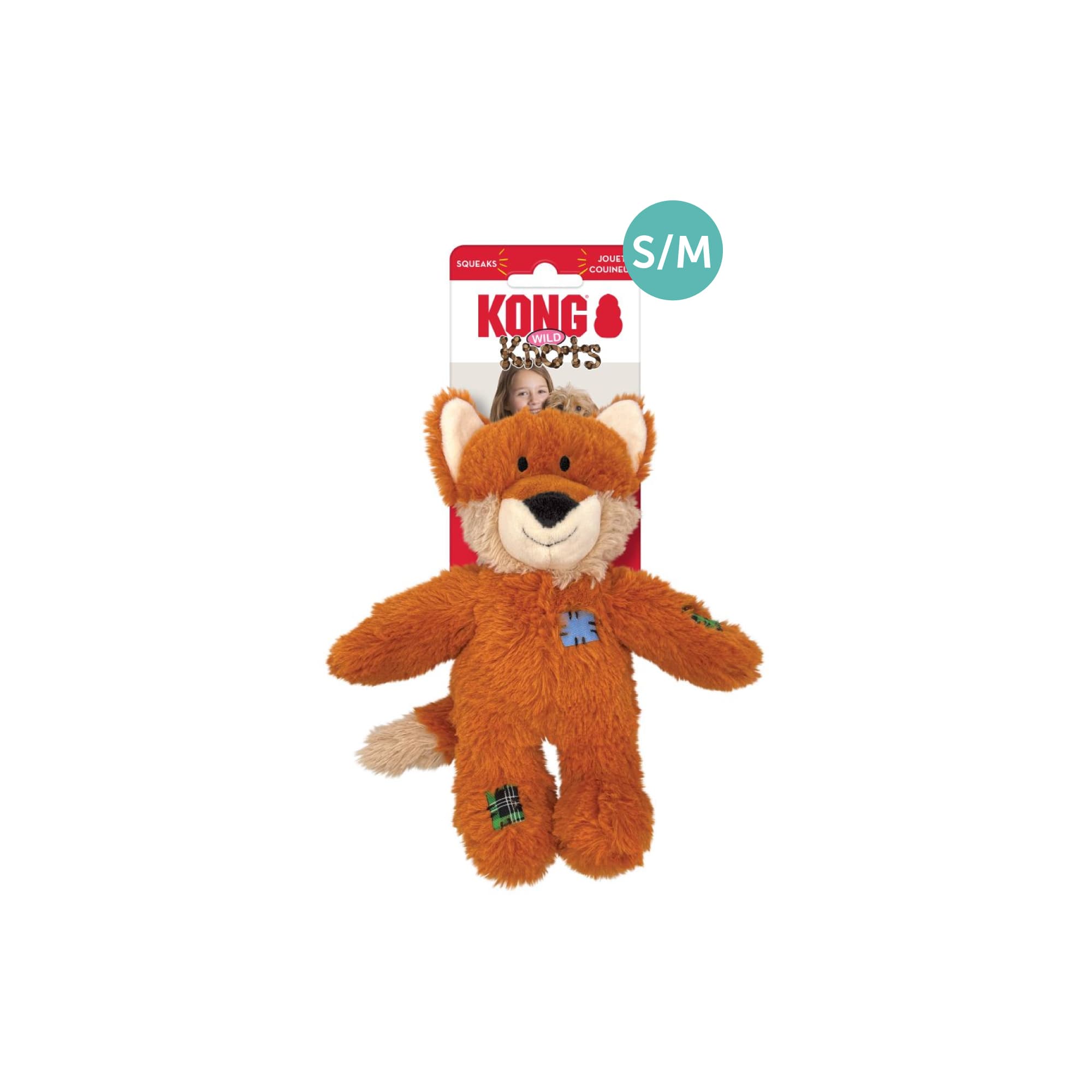 KONG Wild Knots Fox (Small/Medium), 1pcs
